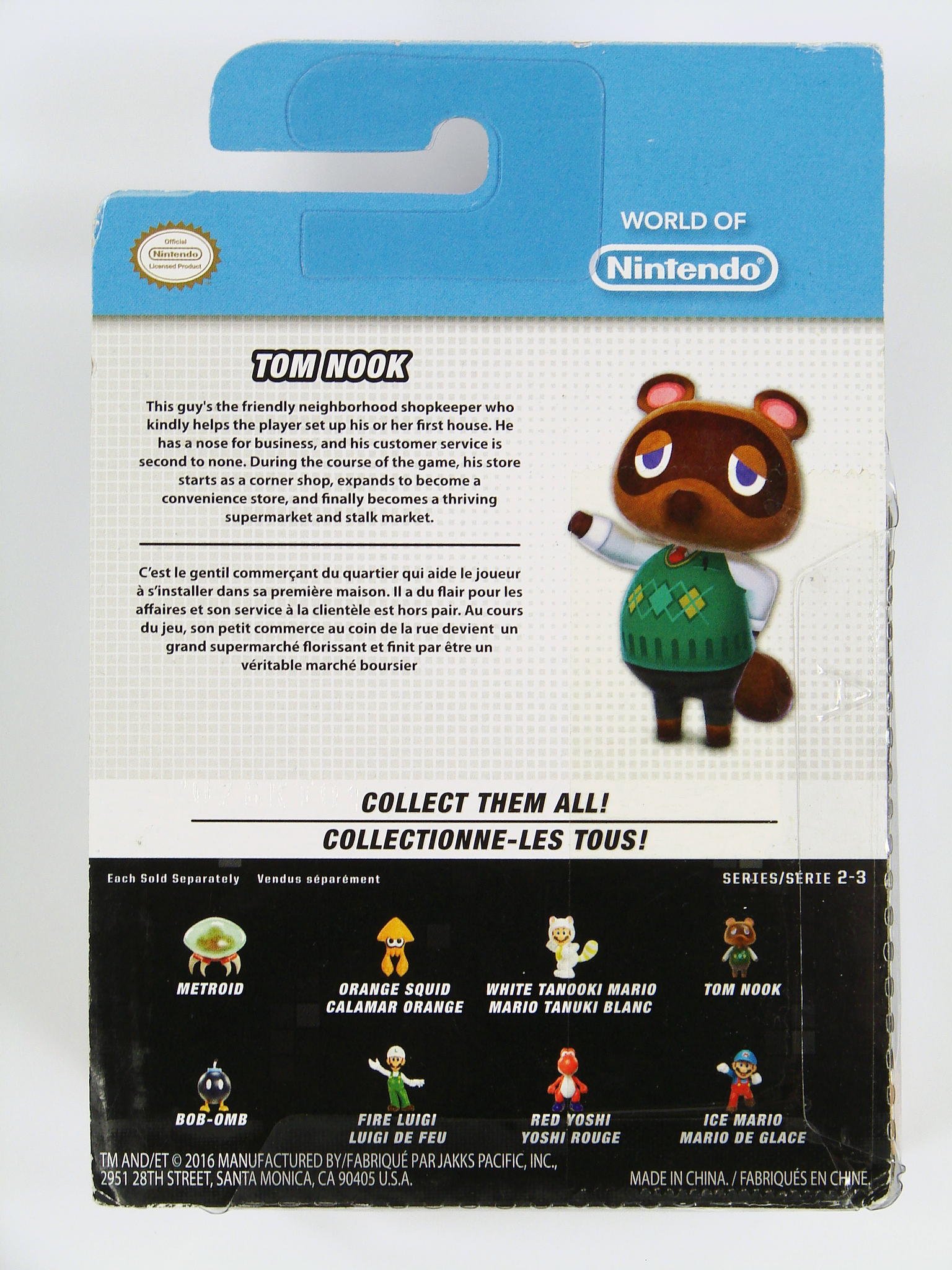 World of Nintendo Figura de acción de Tom Nook 2,5 Inch