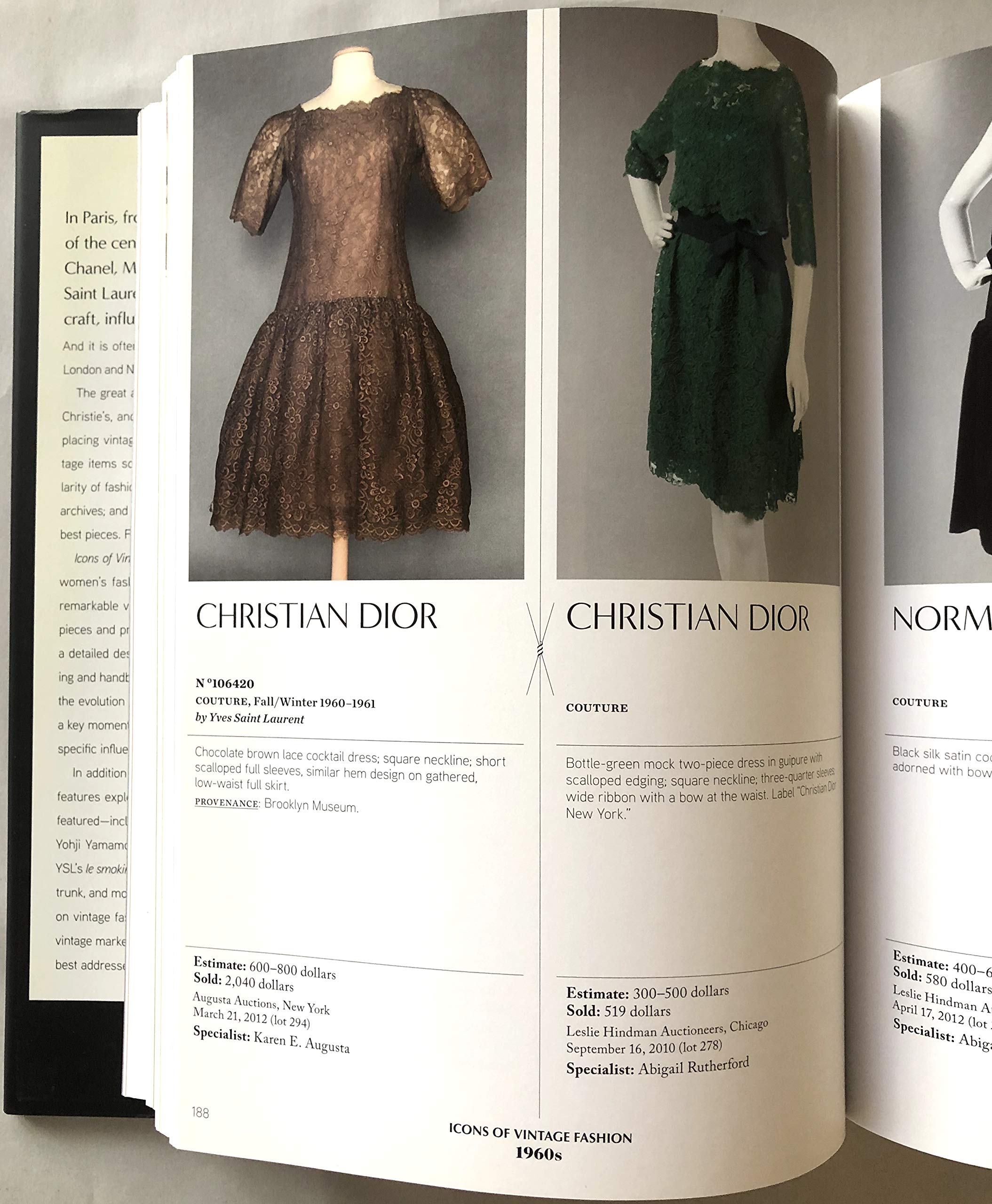 Icons of vintage fashion: definitive designer classics at auction 1900-2000