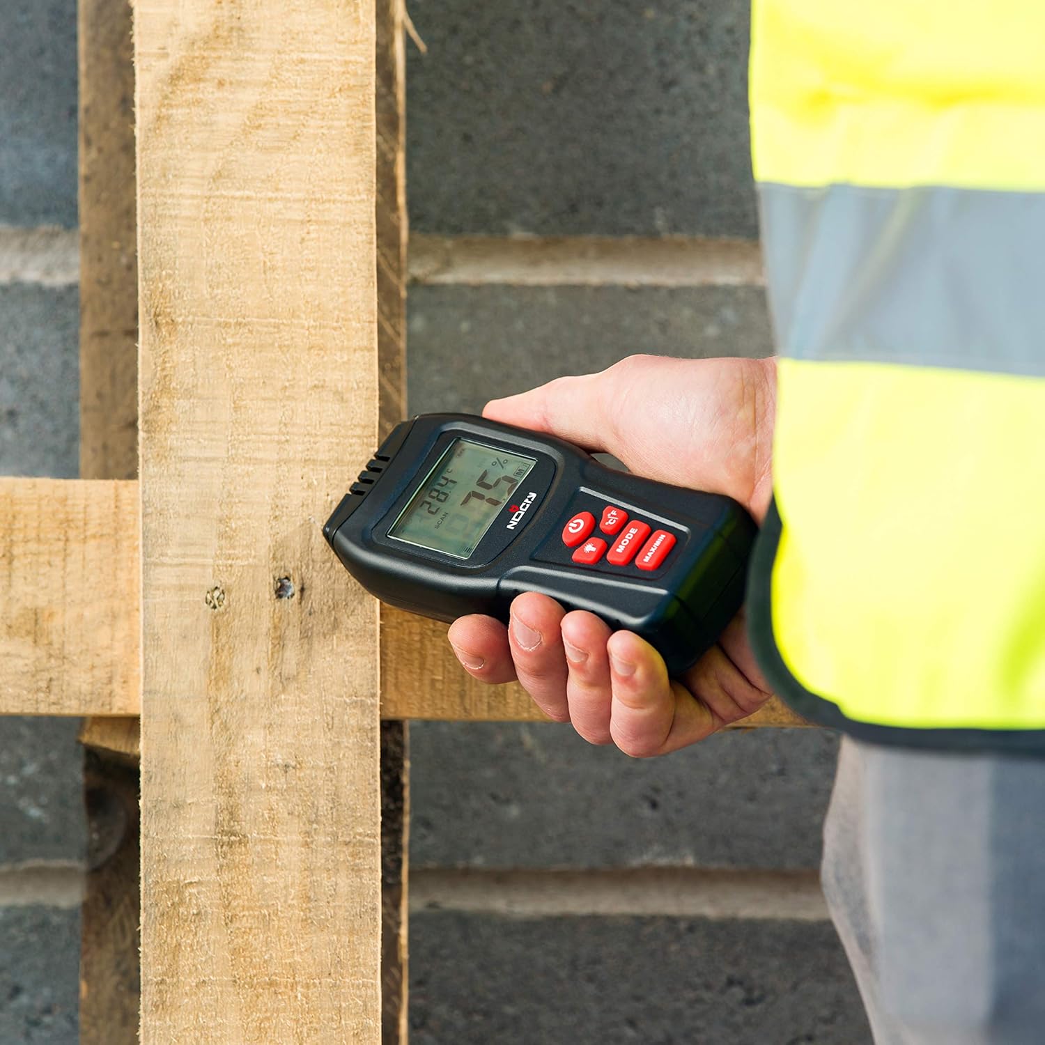 Exсluѕіvе Dіѕсоunt 70% Prісе NoCry Digital Moisture Meter - Water Leak Detector and Thermometer for Wood & Building Materials, Battery and Replacement Electronic Probes Included