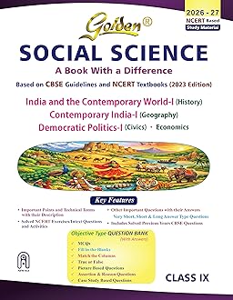 New Age International Private Limited Golden Social Science: (With Sample Papers) A Refresher (Class 9) (For CBSE 2021 Final Exams)