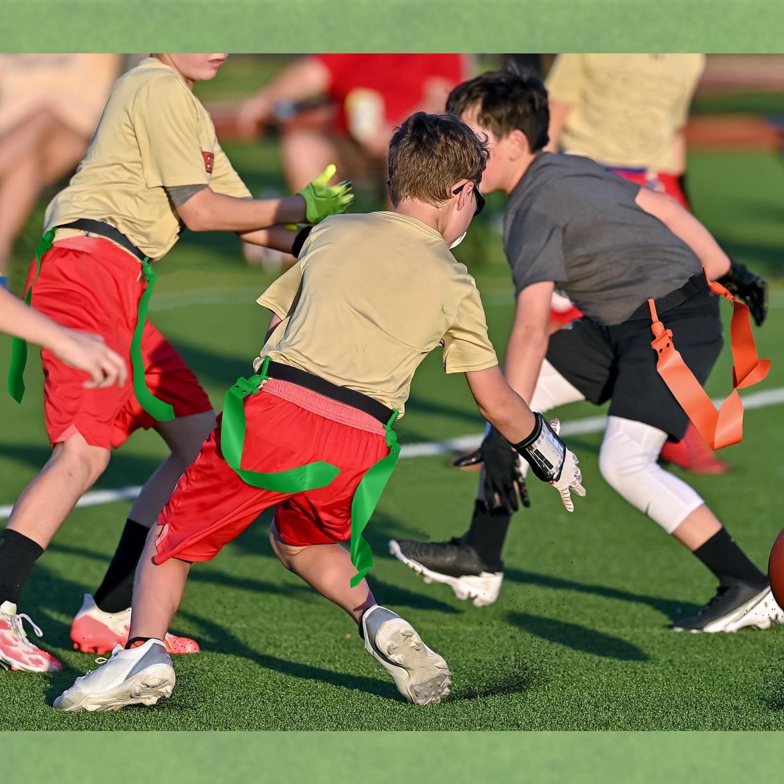 Wettarn Flag Football Set 16 Player Flag Football Belts