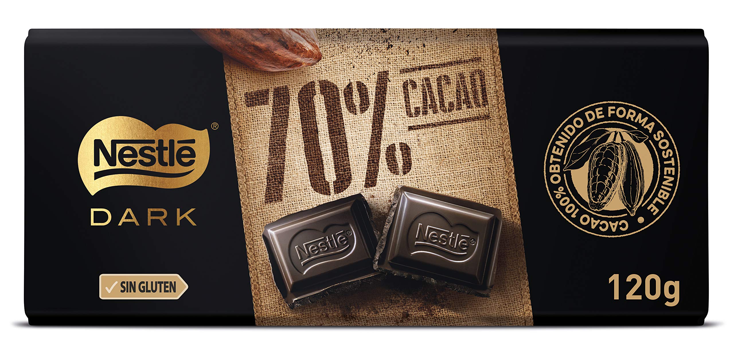 Nestlé Extrafino Chocolate Negro 22 Tabletas 120g