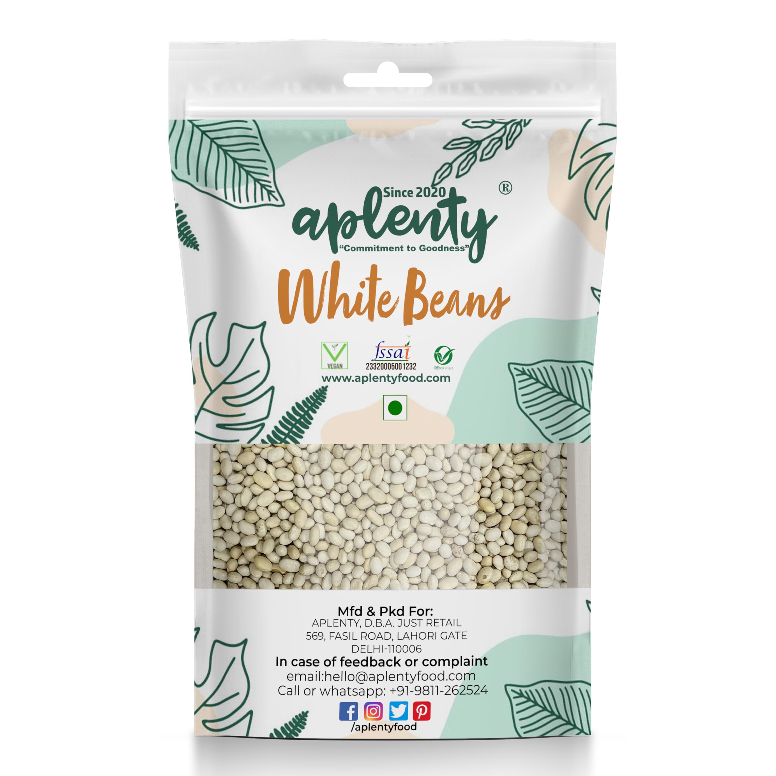Aplenty White Beans | Haricot Beans | Ethiopian White Lima Himalayan Beans (400g) - Pack of 2-picture-15