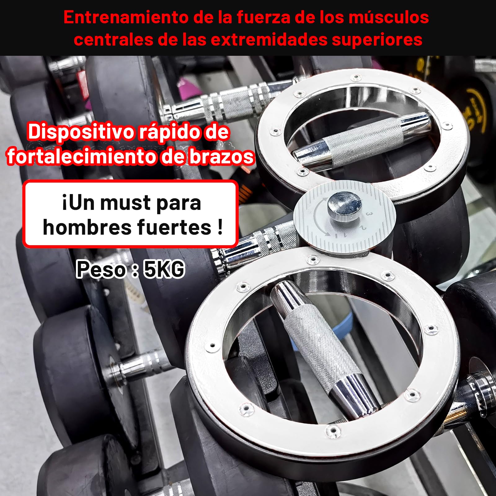 Rueda de entrenamiento de brazos, ejercitador de manos y antebrazos, entrenador de brazos ajustable para muñeca, hombro y pecho, entrenador de velocidad punch y dispositivo de fuerza de artes