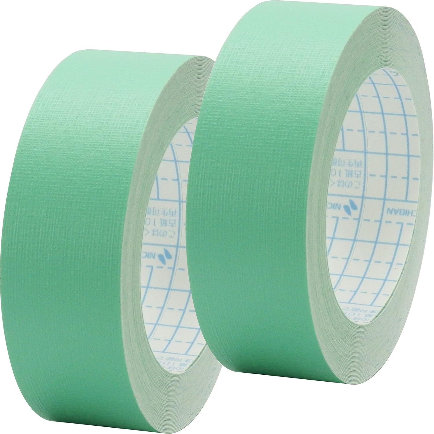 Nichiban BK-2531AZ2P Binding Tape, 2 Pack, 0.9 inches (25 mm x 10 m), Pastel Green