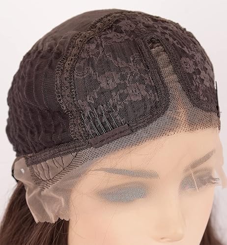 Miniatura 4 de vedar VEDAR-040-NEW - Pelucas de encaje frontal 613 sin pegamento, cabello sintético estético rubio platino, peluca de encaje para mujer, pelucas