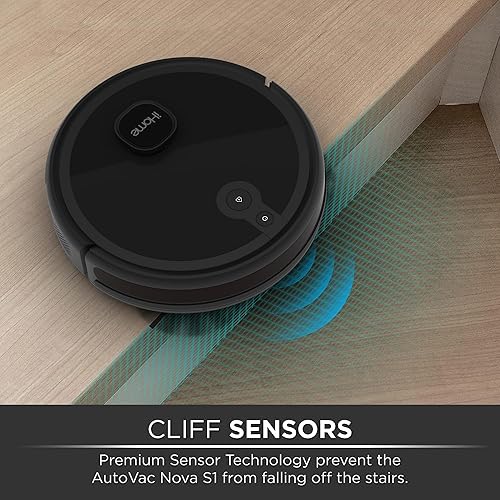Miniatura 6 de iHome AutoVac Nova S1 Robot aspiradora con navegación LIDAR, 150 minutos de funcionamiento, aplicación + control remoto (renovado)