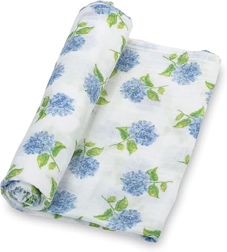 Miniatura 2 de LollyBanks Manta de envoltura para niñas, 100% muselina de algodón para recién nacidos, 47 x 47 pulgadas, manta de bebé suave y transpirable,