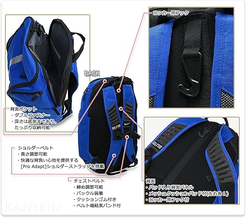 Miniatura 4 de Mochila de baloncesto Nike Elite Hoops Pro nkBA5554 (talla única, negro/gris frío metálico)