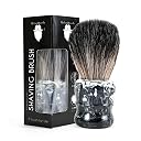 UrbanMooch Shaving Brush For Men | Resin Shaving Brush With Ultra Soft & Absorbent Bristles | Imitation Badger Hair Shaving Brush | Cruelty Free | For A Smooth Shave, Knot Size 28mm gallery image