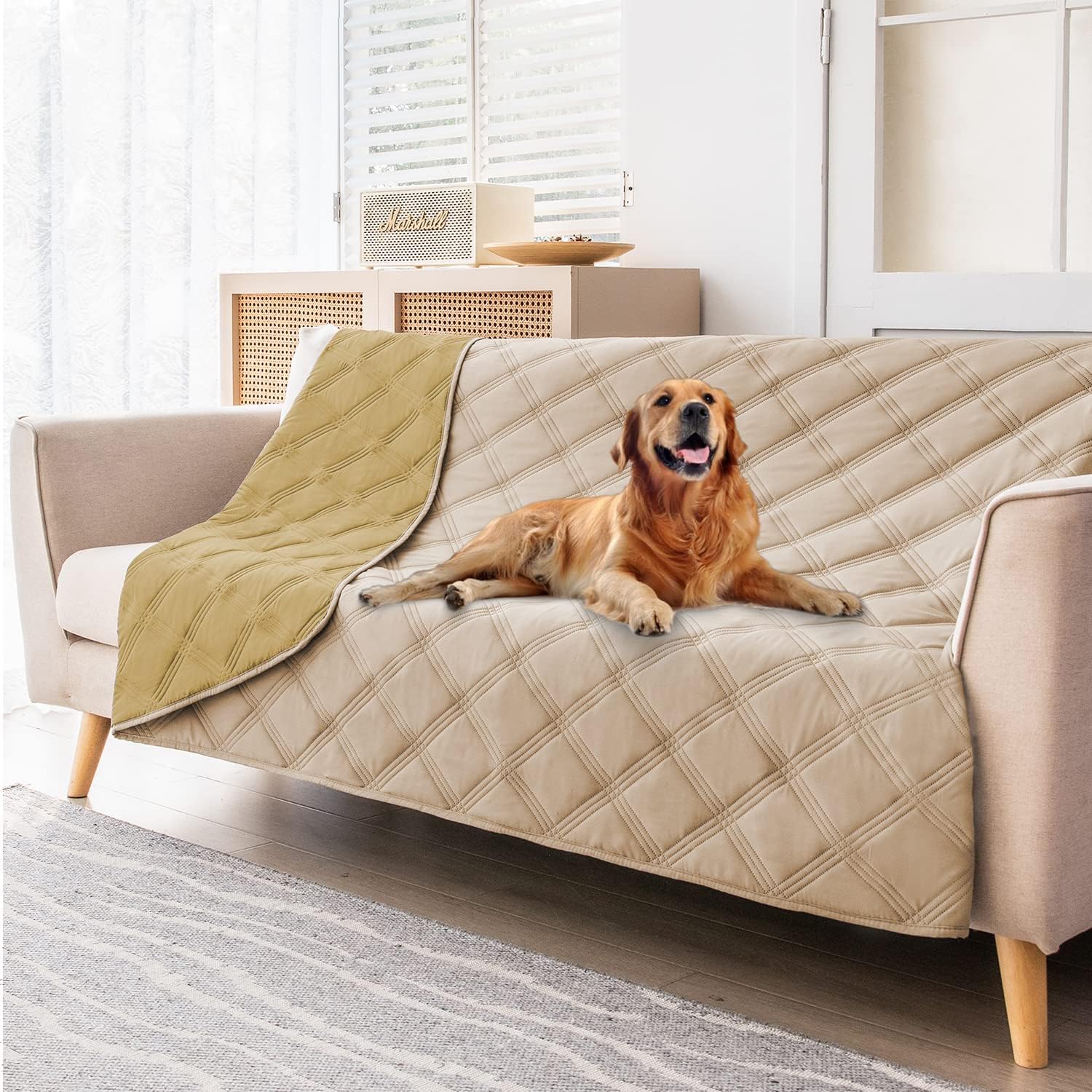 Waterproof & Reversible Dog Bed Cover Sofa, Couch Cover Furniture Protector for Pets?52 * 82"