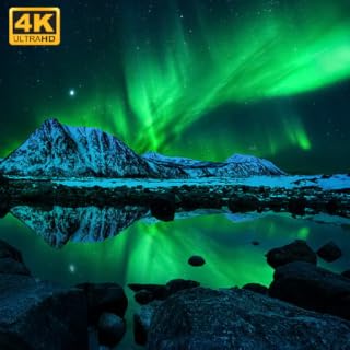 Aurora Borealis And Northern Lights 🌌 - Relaxing Ambient Music for Sleep, Study & Stress Relief
