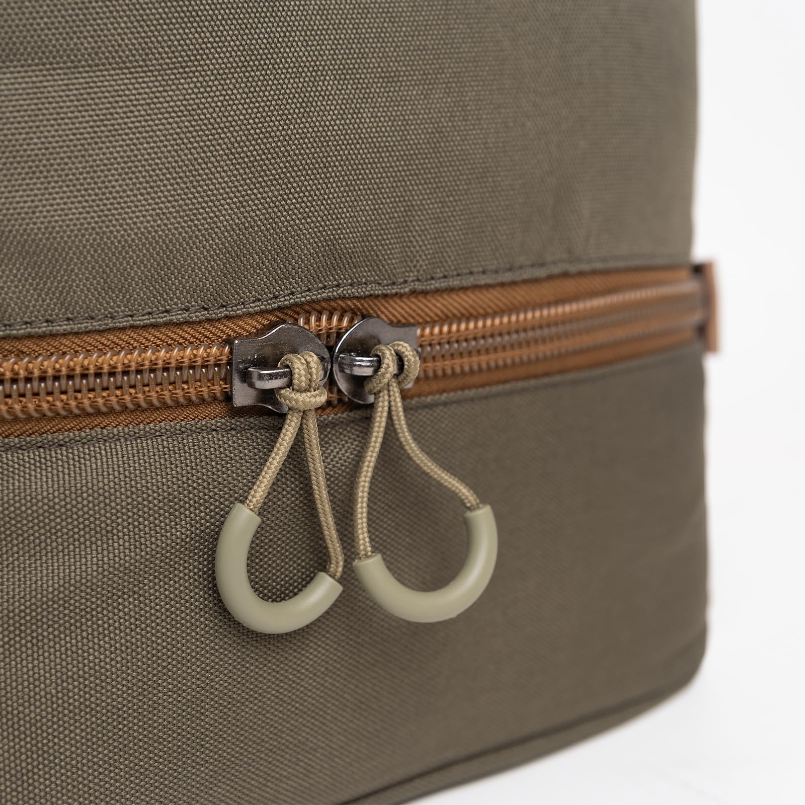 Raprance Custodia professionale da viaggio per la costruzione di mosche, 4 tasche trasparenti e imbottita, per la costruzione di attrezzi, kit di attrezzi, materiali (marrone oliva)