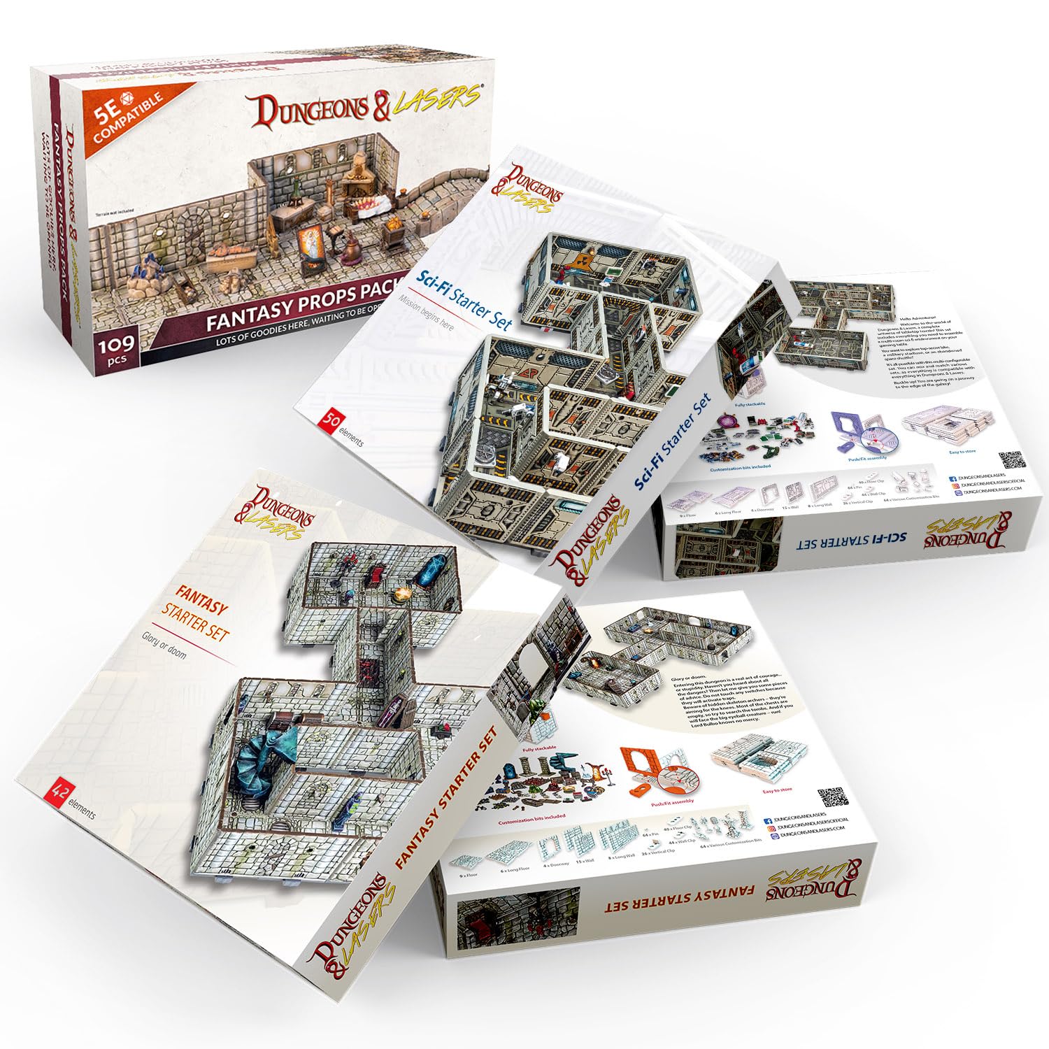 Amazon.com: Archon Studio Dungeon & Lasers Starter Set Bundle with