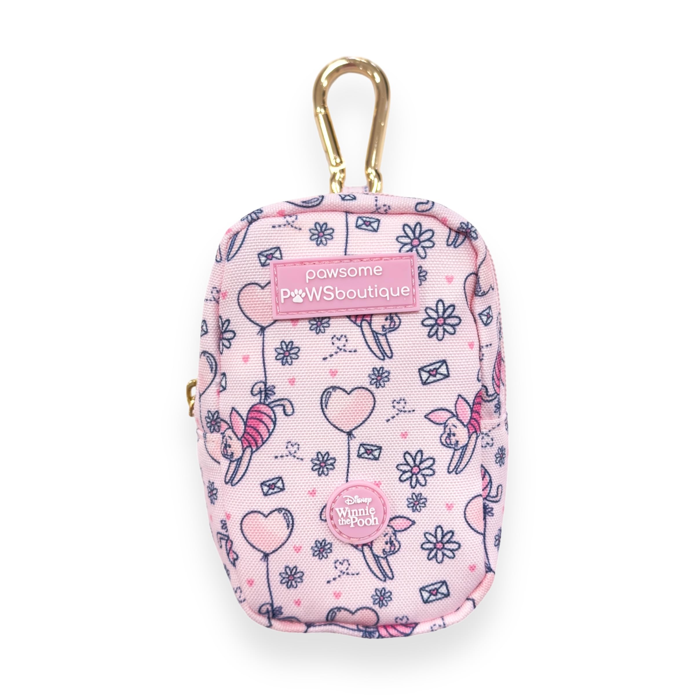 Pawsome Paws Boutique Piglet Treat + Go Bag, Disney Design Clip-On Pouch for Portable Training Treats on Walks