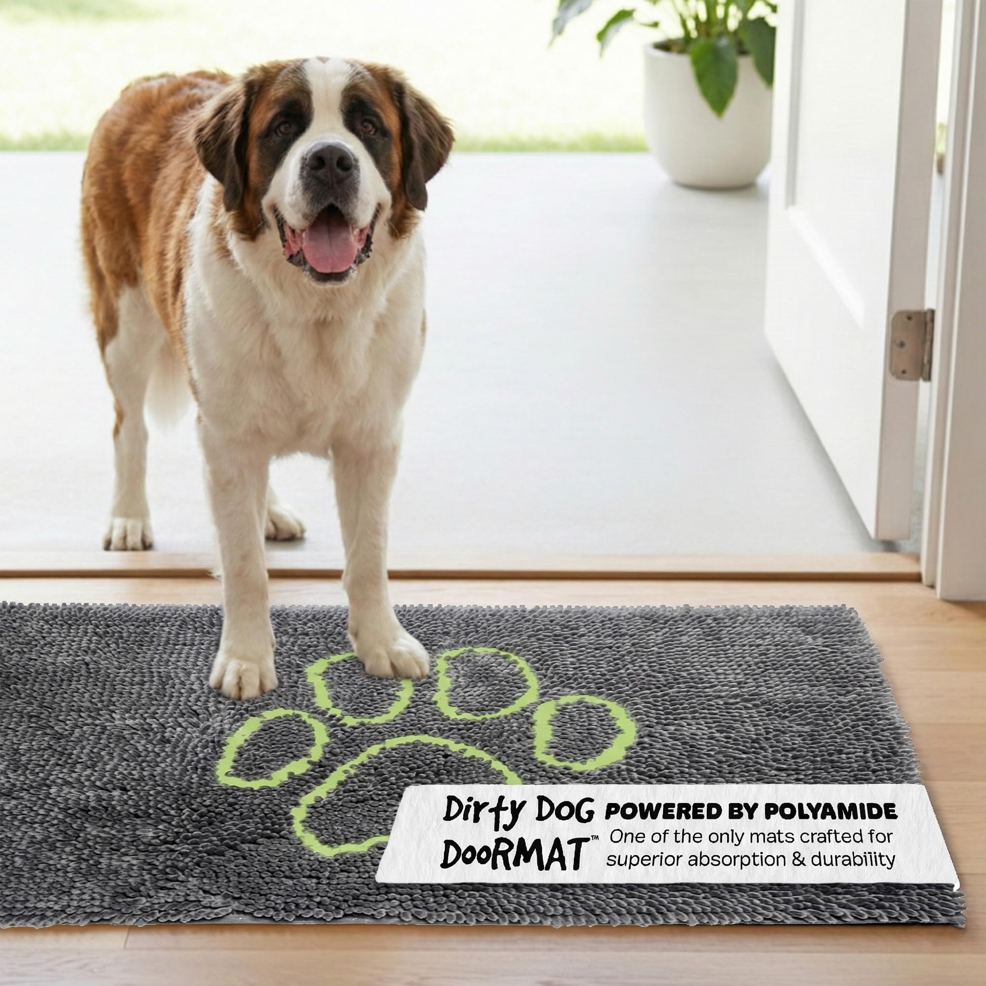 Nastydog ラグマット Amazon.com: Dog Gone Smart Dirty Dog Doormat - Fast Drying Rug