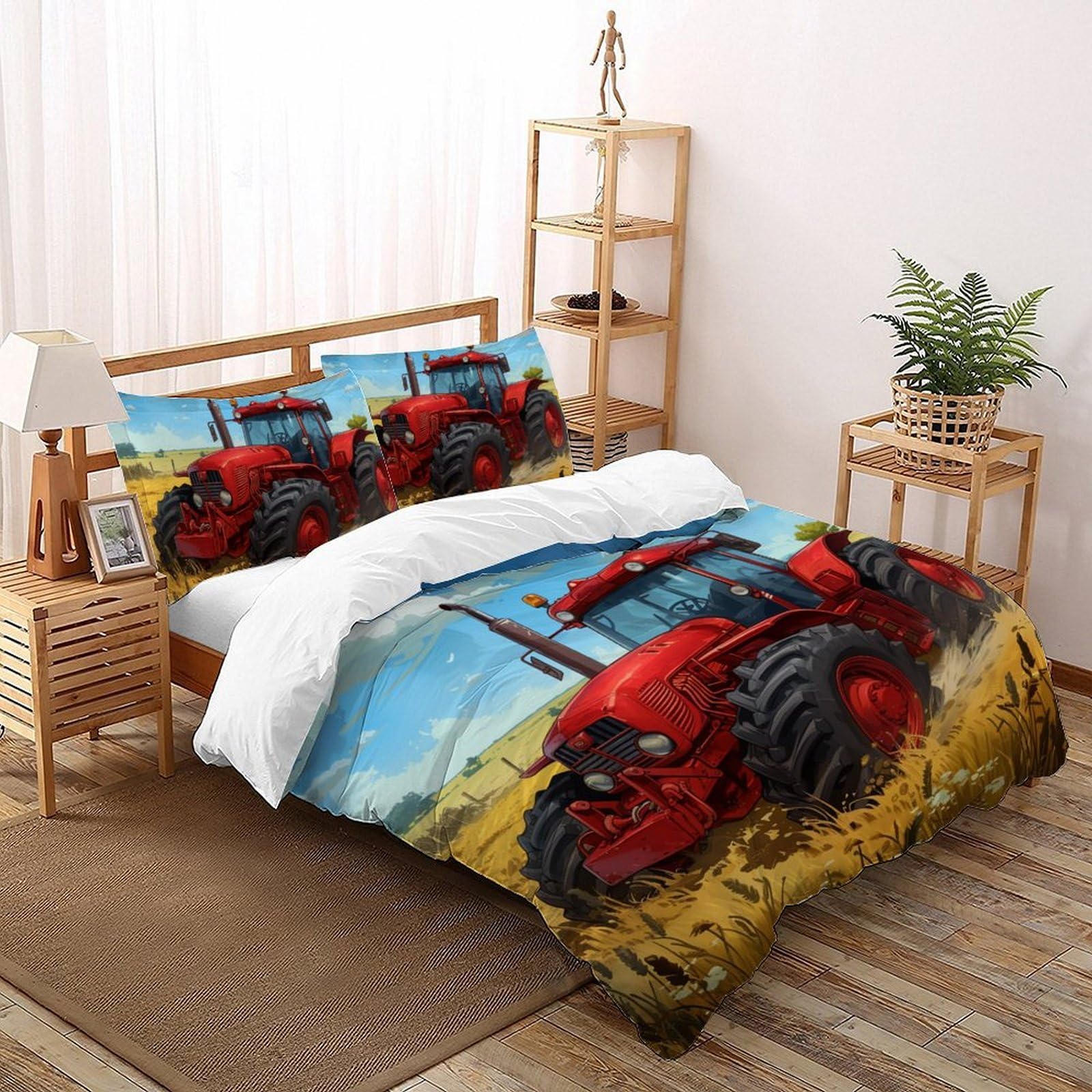 Parure de lit tracteur 3D pour transformer la chambre des enfants passionnés de nature
