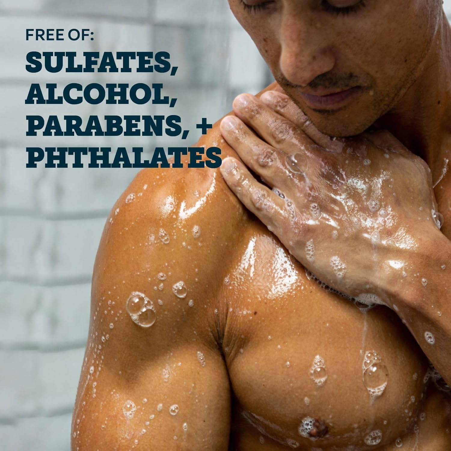 Oars + Alps Body Wash for Men, Mens Body Wash & Face Cleanser with Vitamin E & Antioxidants, Moisturizing, Paraben & Sulfate Free Cleanser, California Coast, 2pk - Image 5