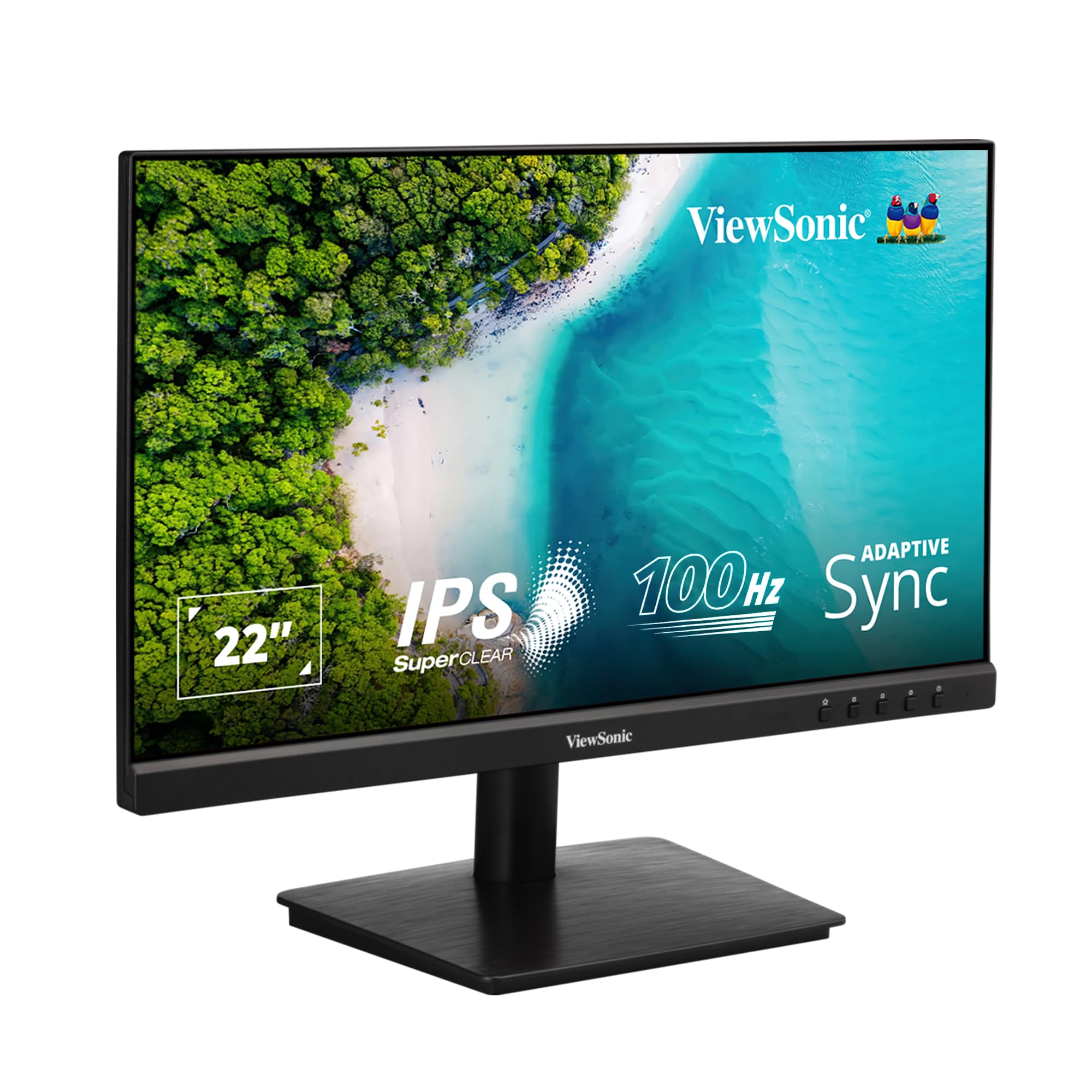 ViewSonic (Originated in USA) 55.88 Cm (22") Full HD IPS 100 Hz Adaptive Sync Office and Home Use Monitor with Eye-Care, Flicker Free, 2WxSpeaker, Tilt, Wall Mount,HDMI,VGA sRGB104%- VA2209-MH (B0BQWV91PL) Amazon Price History, Amazon Price Tracker