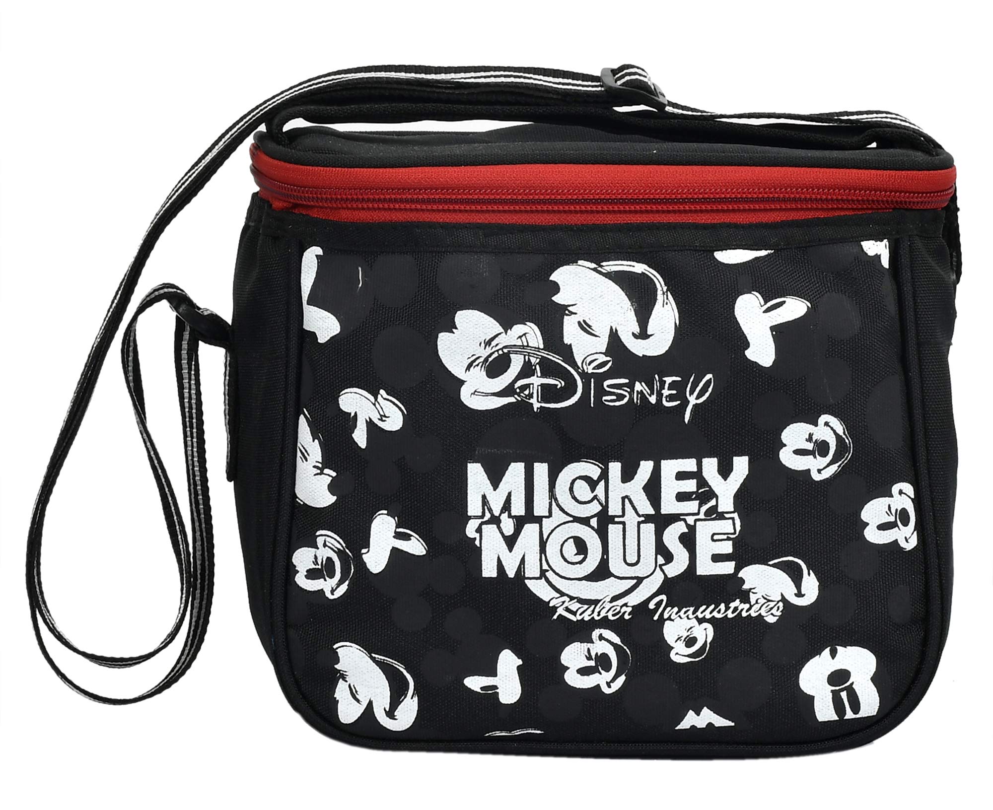 Fun Homes Disney Print Insulated Travel Lunch/Tiffin/Storage Bag for Office, College & School (Black, Canvas) (B08JVS6ZQ8) Amazon Price History, Amazon Price Tracker