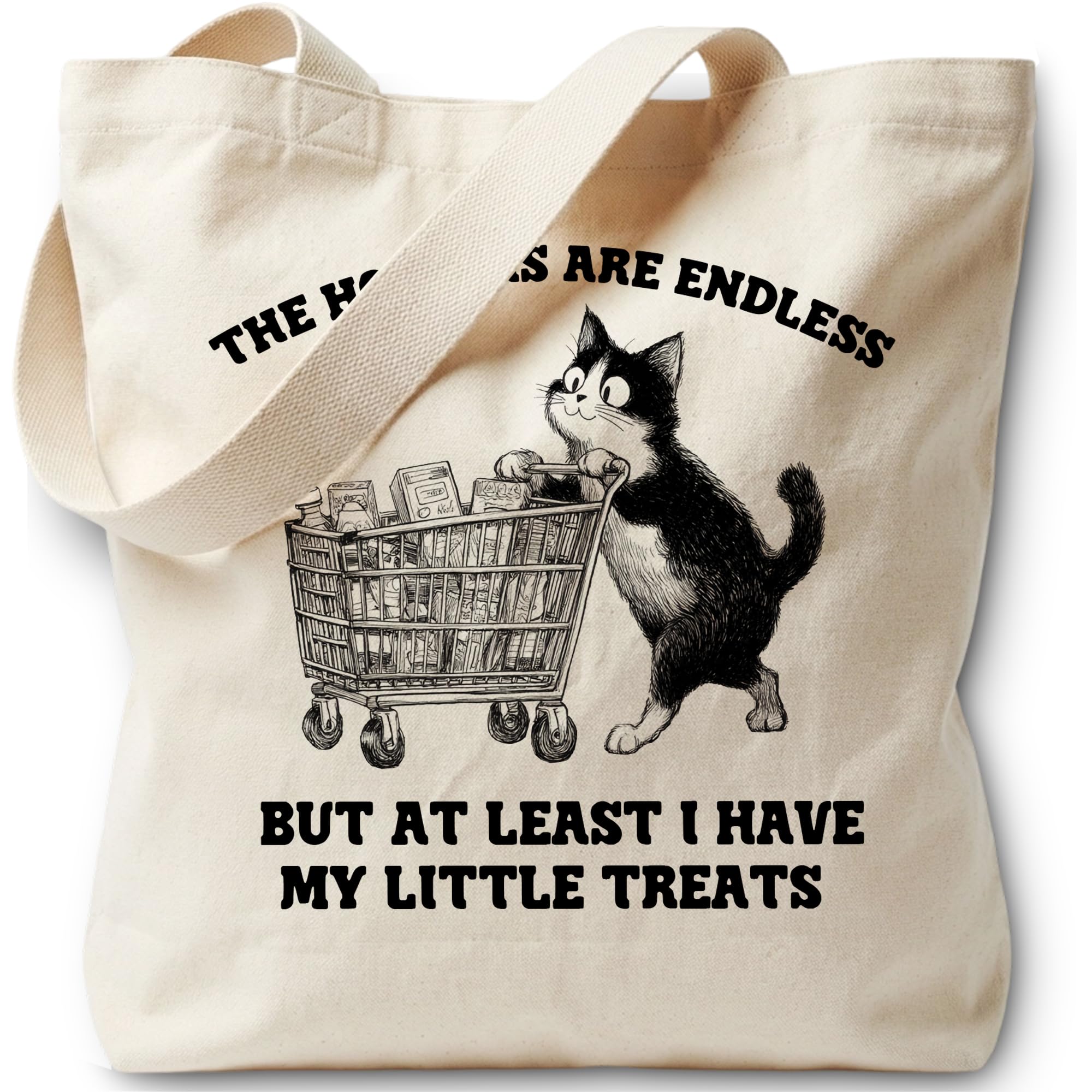 Cat Lovers Canvas Tote Bag for Women Canvas Bag for Women Grocery Shopping Travel Gym Weekender Vacation Womens