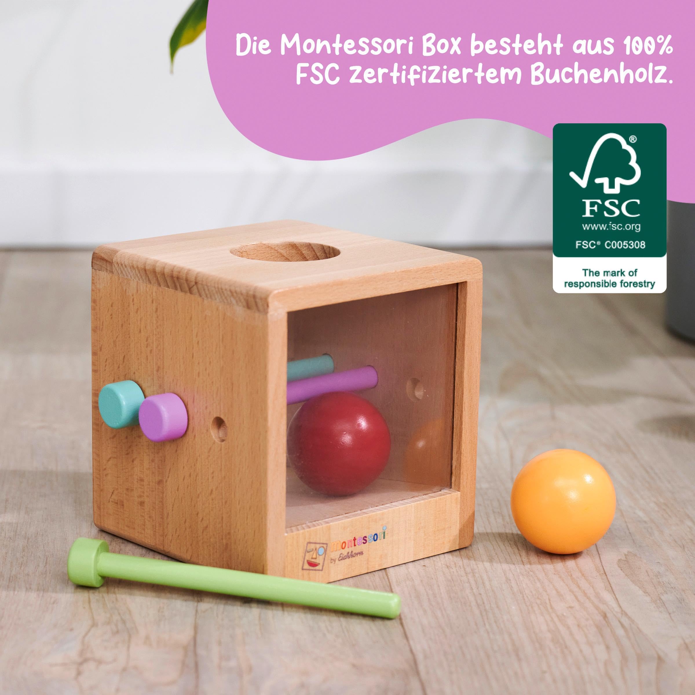 Eichhorn 100006030 Montessori Kostka z kulkami