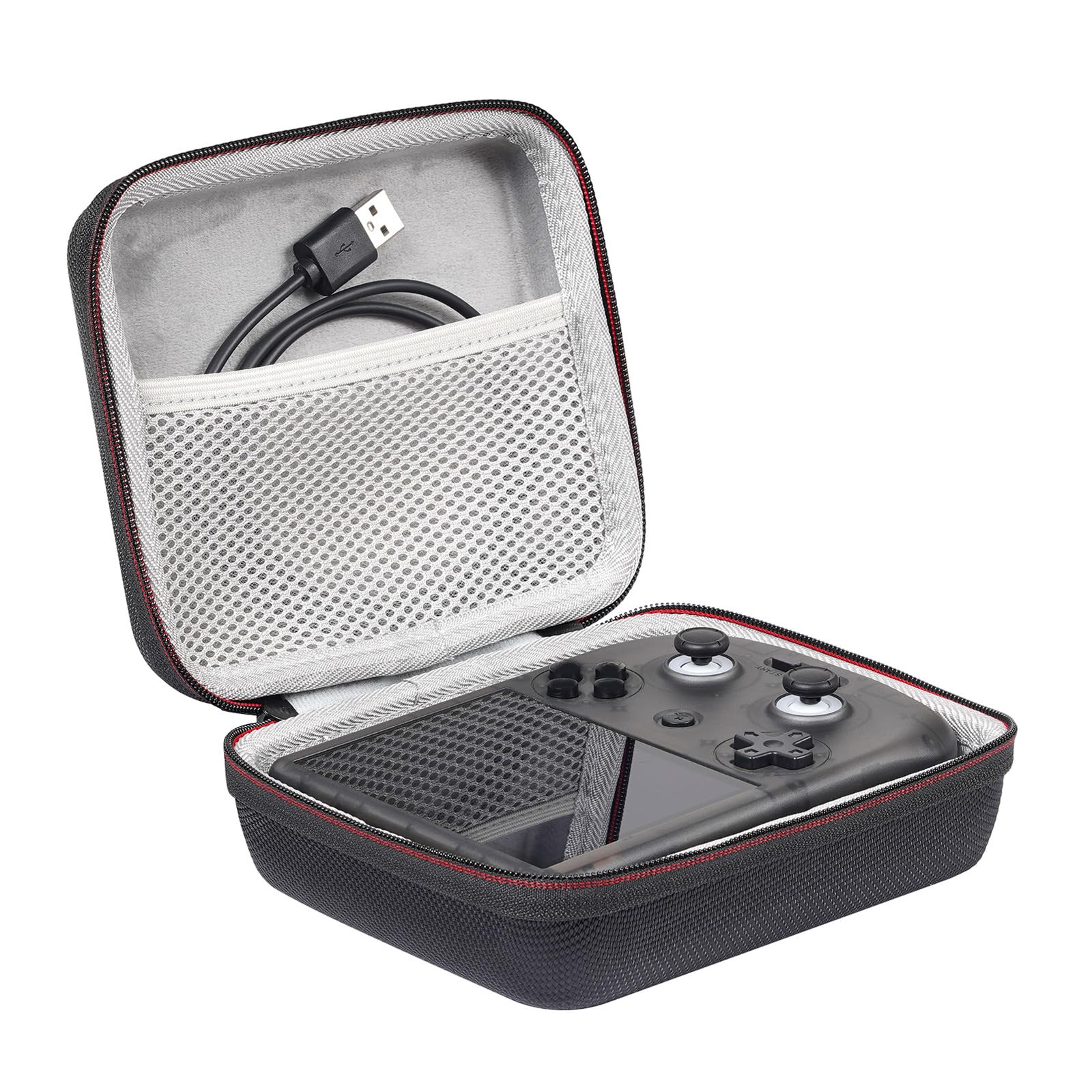 QIEIEI Handheld Spielkonsole Tasche Kratzfeste Aufbewahrungsbox für RG406V Schutzhülle mit Tasche Tragetasche