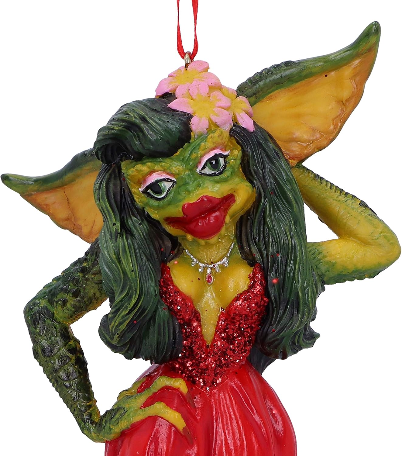 Nemesis Now Greta Female Red Dress Gremlin Hanging Festive