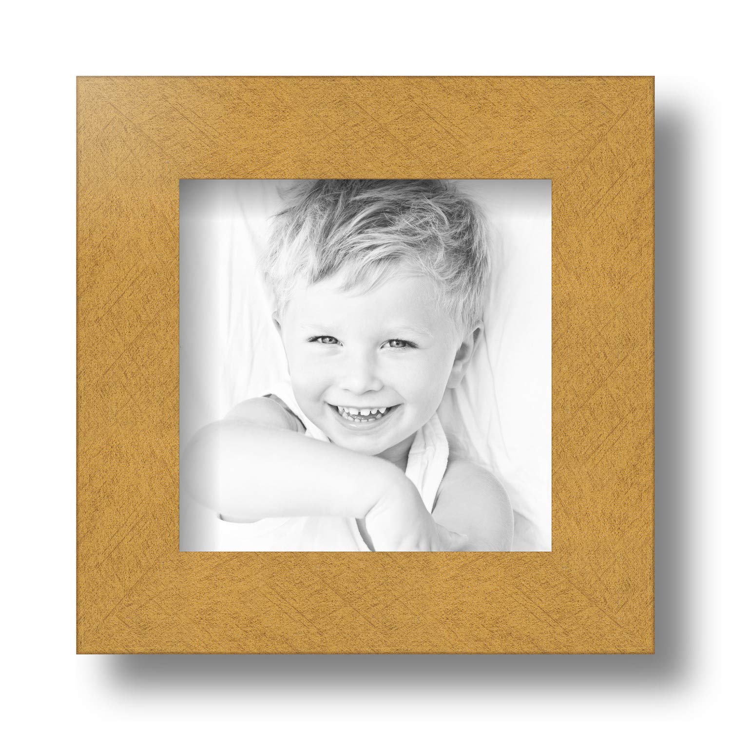 Amazon.com - ArtToFrames 5x5 Inch Gold Picture Frame, 1 - Pack