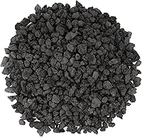 Vista 17 de Mr. Fireglass Roca de Lava Natural, 0.4"- 0.8" Roca de Lava Volcánica Pequeña para Fogatas de Interior y Exterior, Chimeneas, Cuencos de Fuego