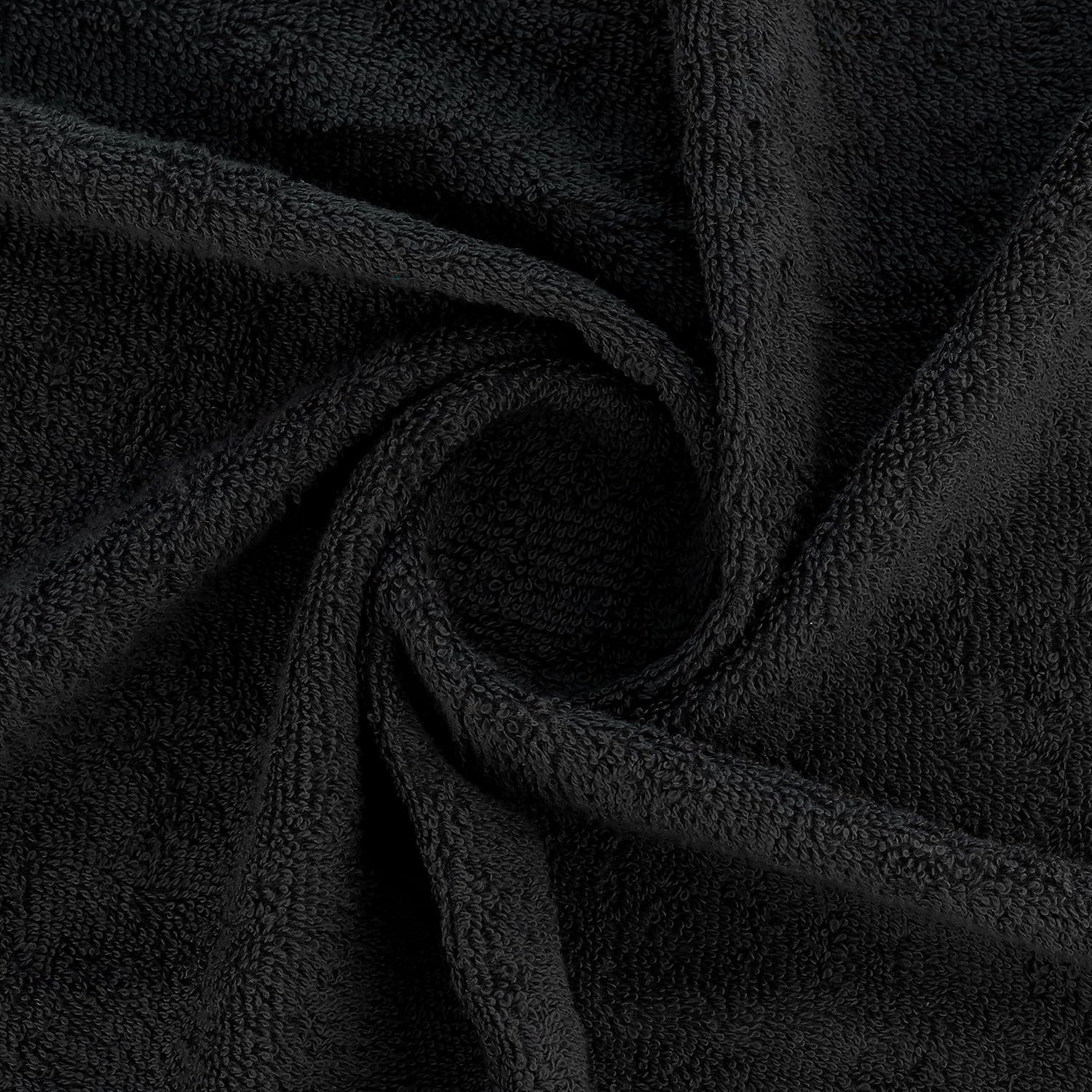 CASA COPENHAGEN Set di asciugamani da 6 pezzi, grigio pino + grigio-viola, 550 g/m², 2 da bagno, 2 per le mani, 2 salviette in morbido cotone egiziano per bagno, cucina e doccia