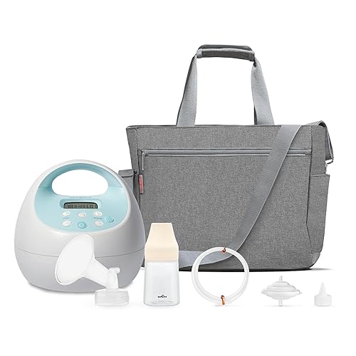Spectra Baby S1 Plus Premier Rechargeable Breast Pump with Grey Tote Premium Accessory Kit - 28 mm