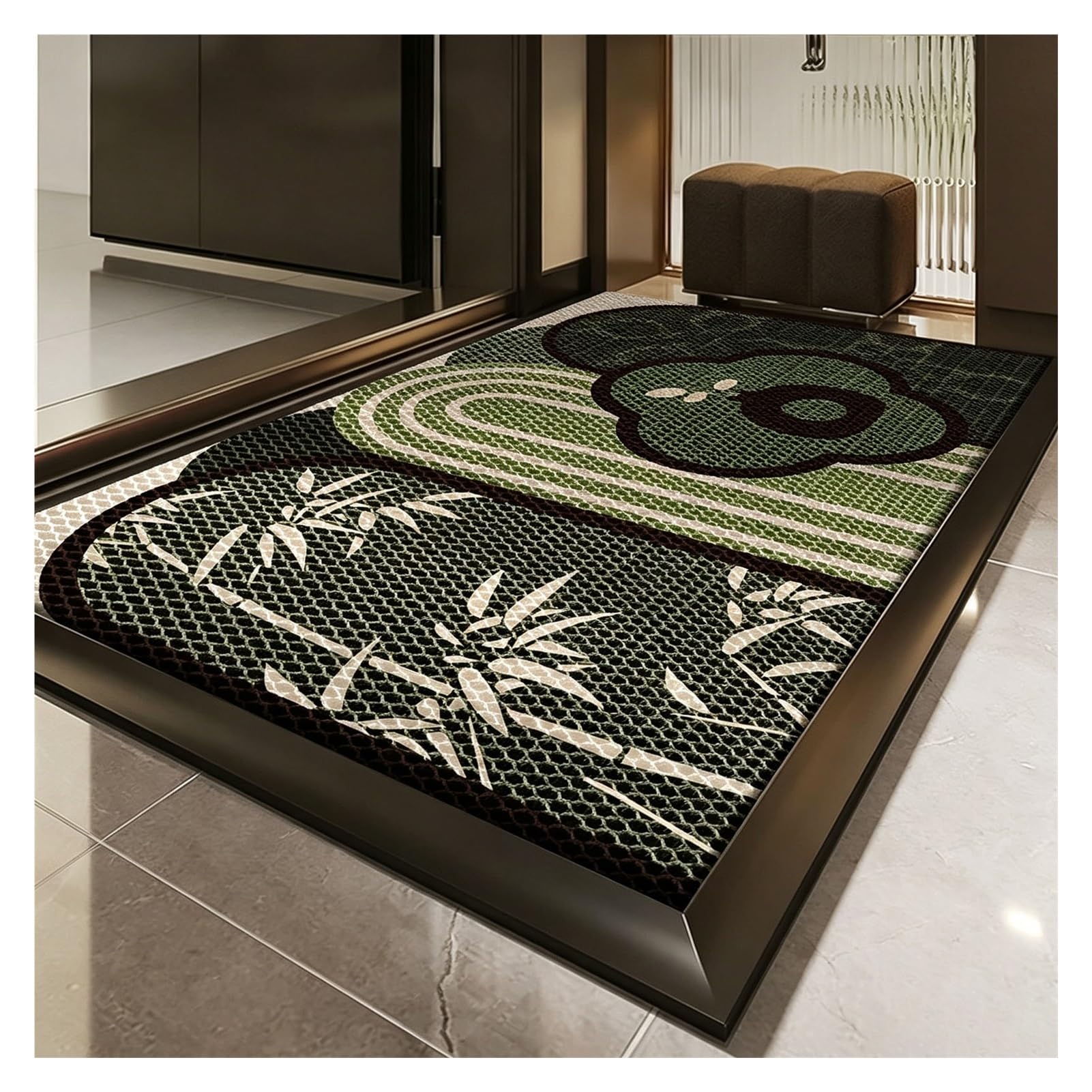 Fussmatten Haustür Dunkle Farben Küchenläufer Fleckenabweisend Türmatte | Innen Schuhwechselbereich, Haustür, Eingangsbereich(A,120x180cm/47.24x70.87″)
