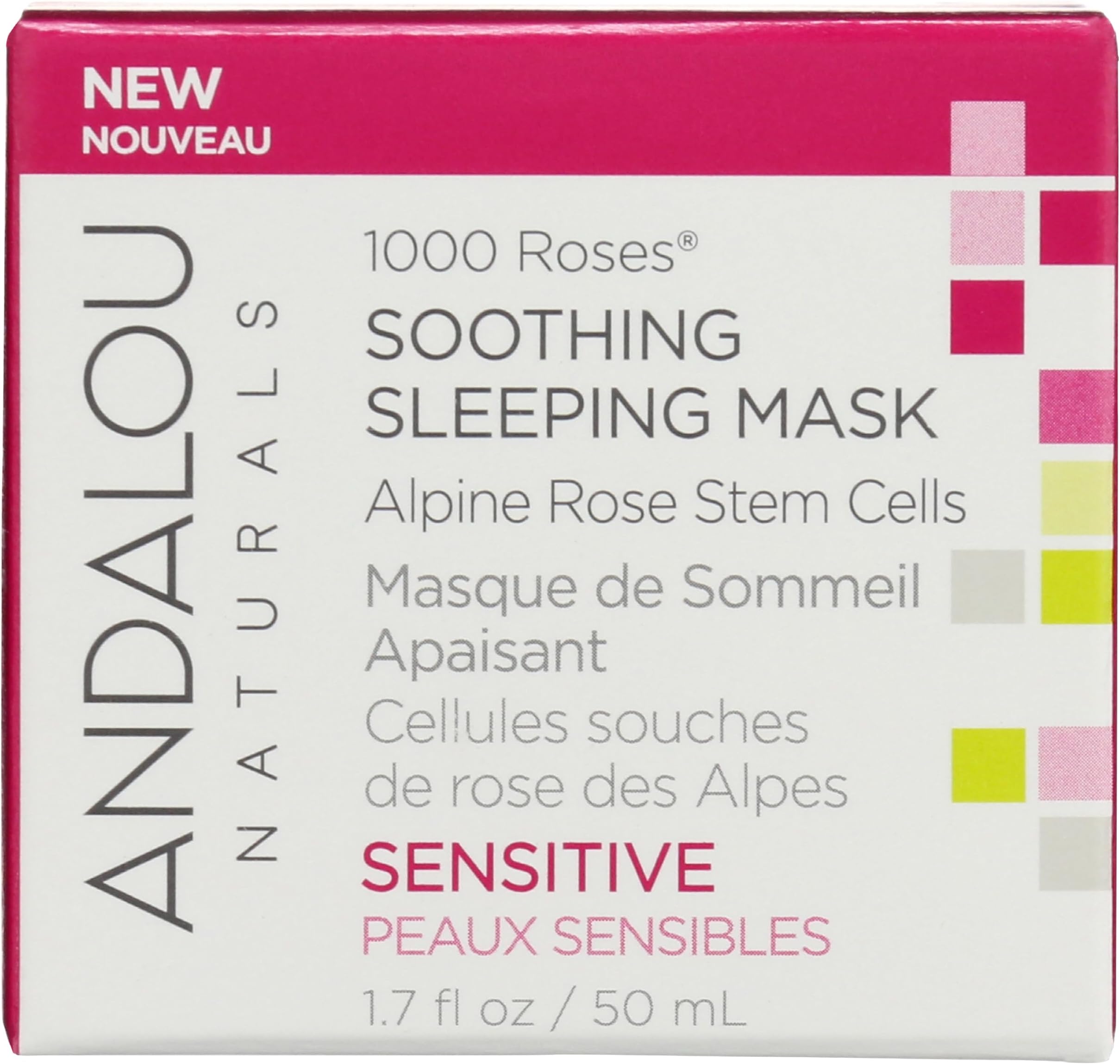 Andalou Naturals 1000 ROSES® Soothing Sleeping Mask