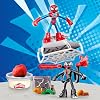 Play-Doh Marvel Spider-Man Fırlat ve İkiye Böl Kapışması Oyun Seti