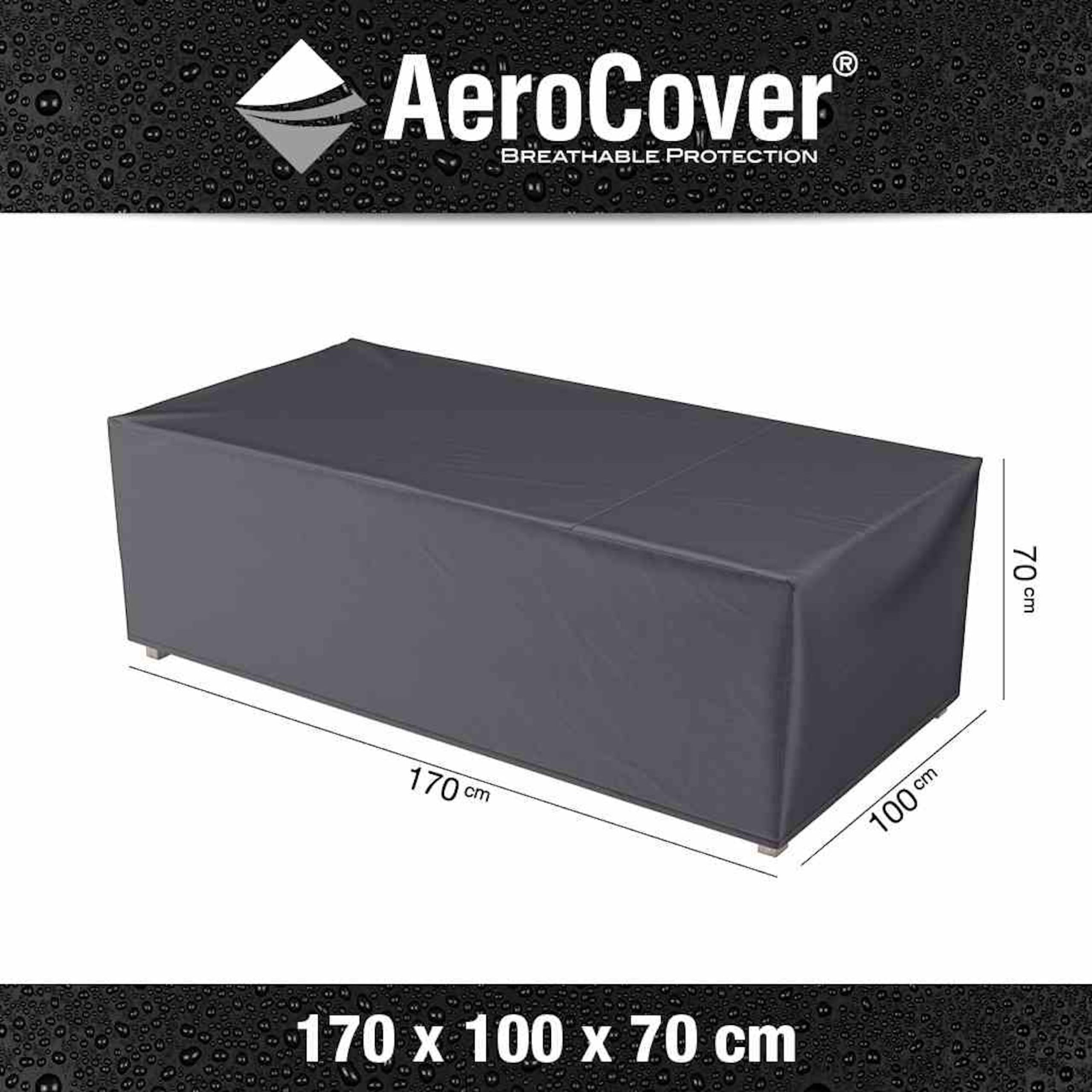 Pacific Lifestyle Strapazierfähiges Polyester-Lounge-Set AeroCover | Wasserabweisende, UV-geschützte & atmungsaktive Outdoor-Möbelabdeckung in Dunkelgrau | Platin-Abdeckung für Gartenmöbel-Sets