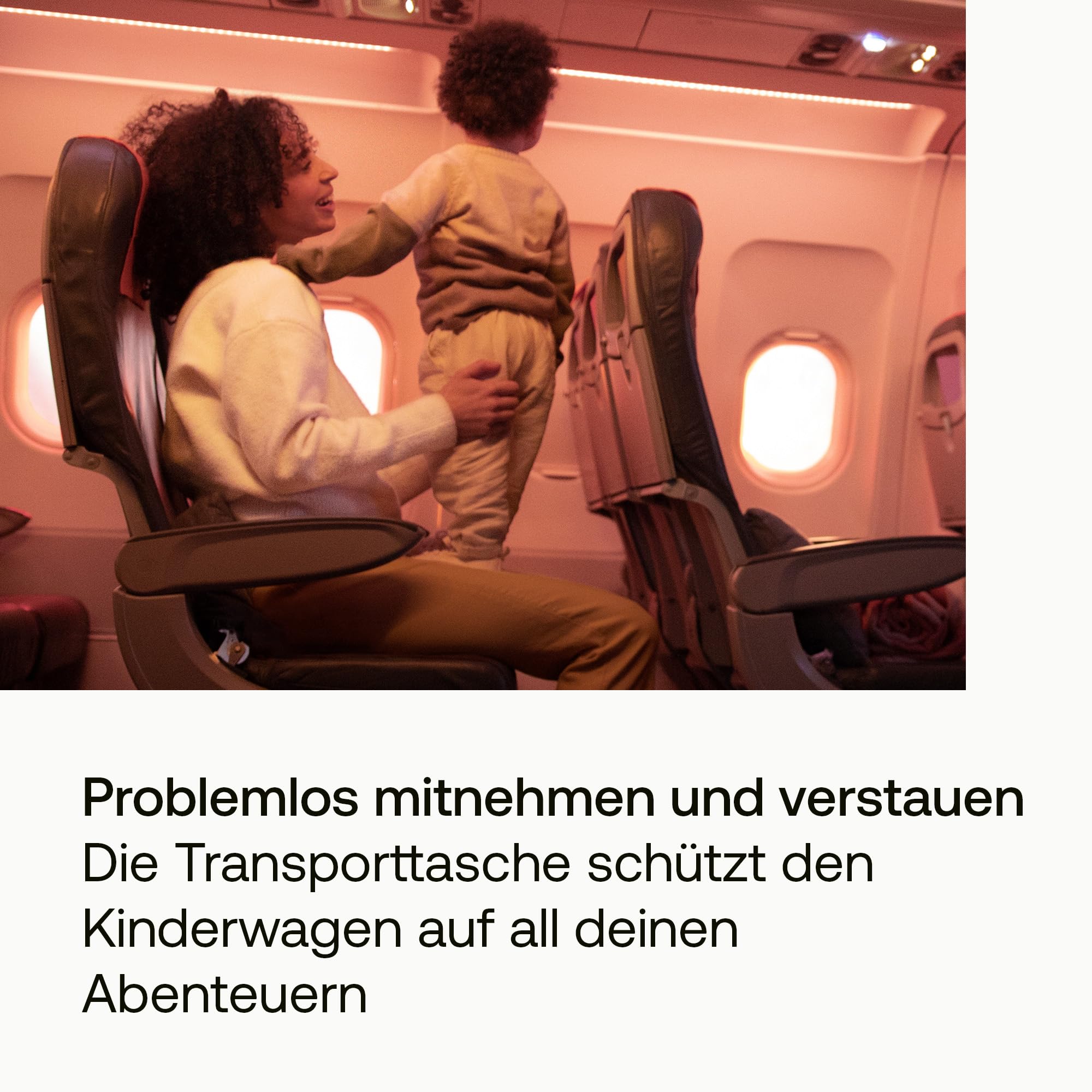 Bugaboo Butterfly Kinderwagen-Transporttasche IATA-kompatibel strapazierfähiger Rucksack mit Stauraum