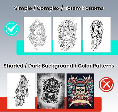 Miniatura 7 de ItriAce M08F - Impresora inalámbrica de plantillas de tatuaje, máquina de tatuaje de transferencia térmica, compatible con papel de transferencia de