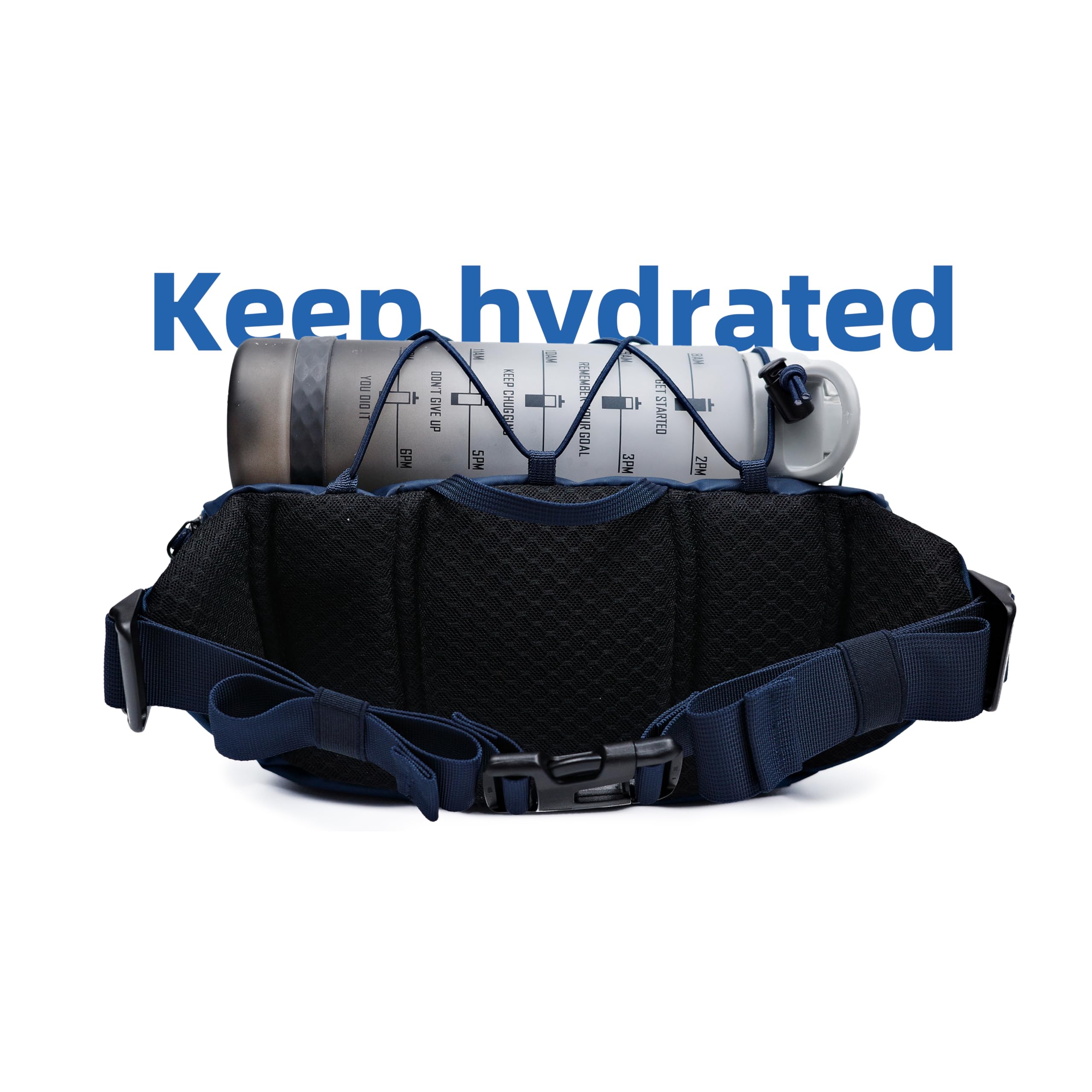 Sac Banane Voyage 3 L, bandoulière croisée réglable, Hydrofuge