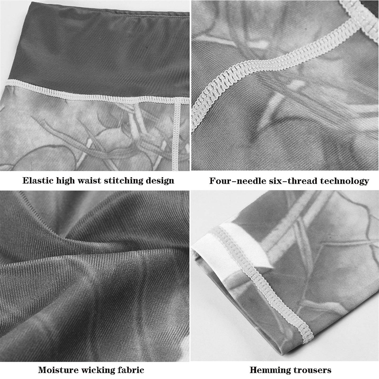 Leggins para Mujer Pantalones De Yoga para Mujer De Cintura Alta Absorbentes del Sudor, Pantalones De Fitness Transpirables para Abdominoplastia, Mallas Sexis De Secado Rápido