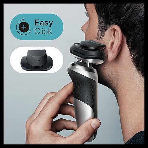 Miniatura 10 de Braun Series 7 7091cc - Maquinilla de afeitar eléctrica flexible para hombres con centro SmartCare, recortadora de barba, recortadora de barba de