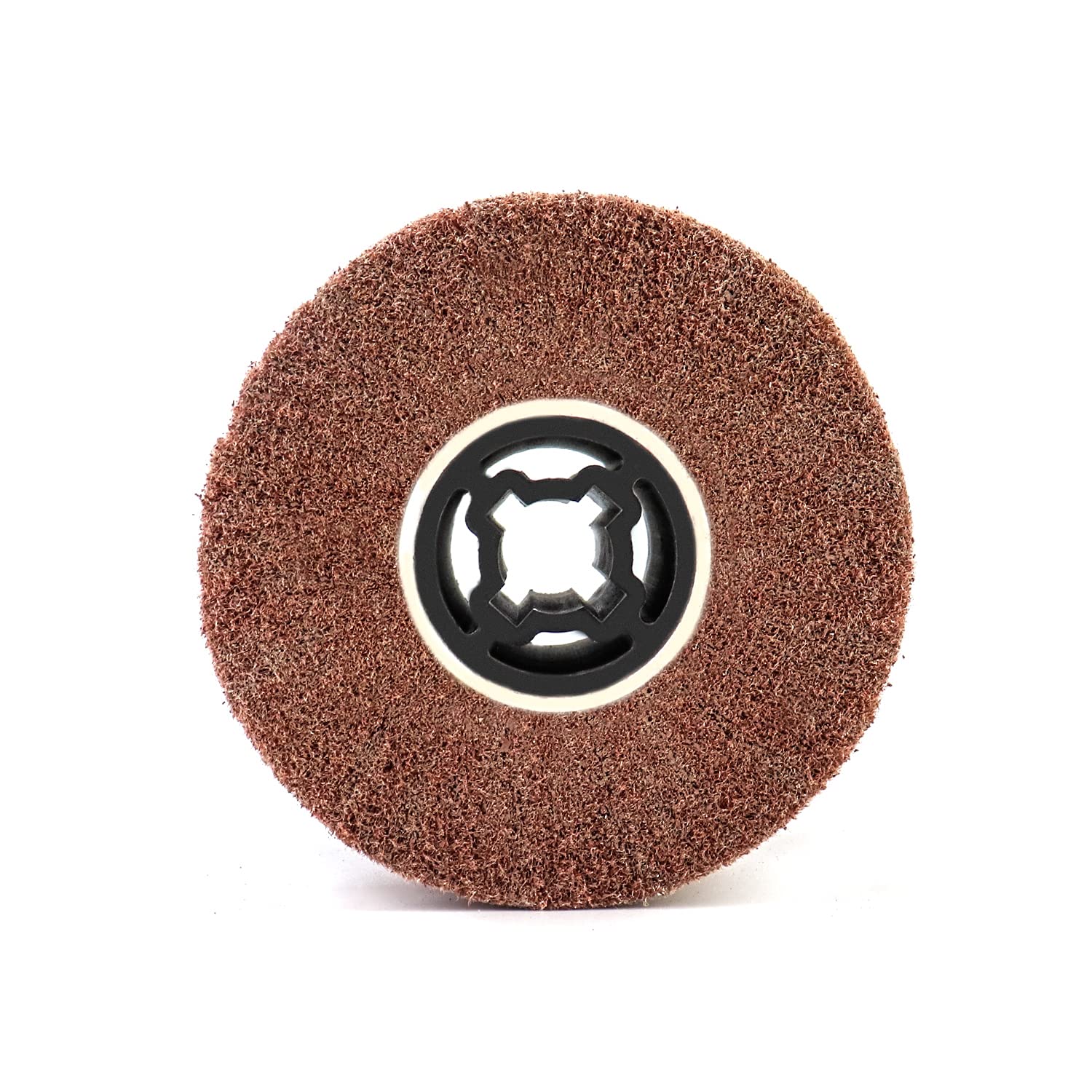 QWORK 320 Grit Flap Wheels - Stainless Steel Polishing -4