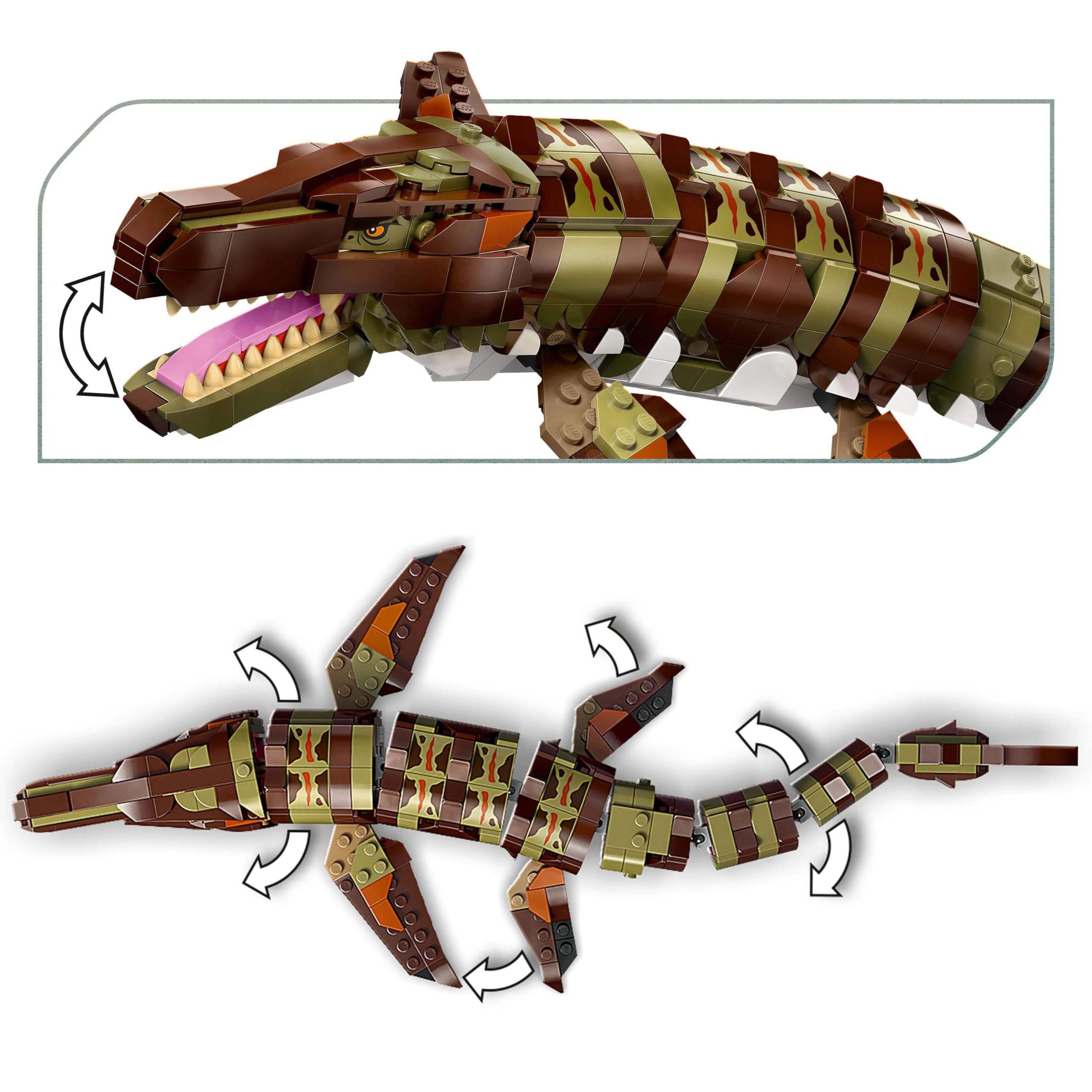 LEGO Jurassic World Misja na lodzi i model mozazaura 76974