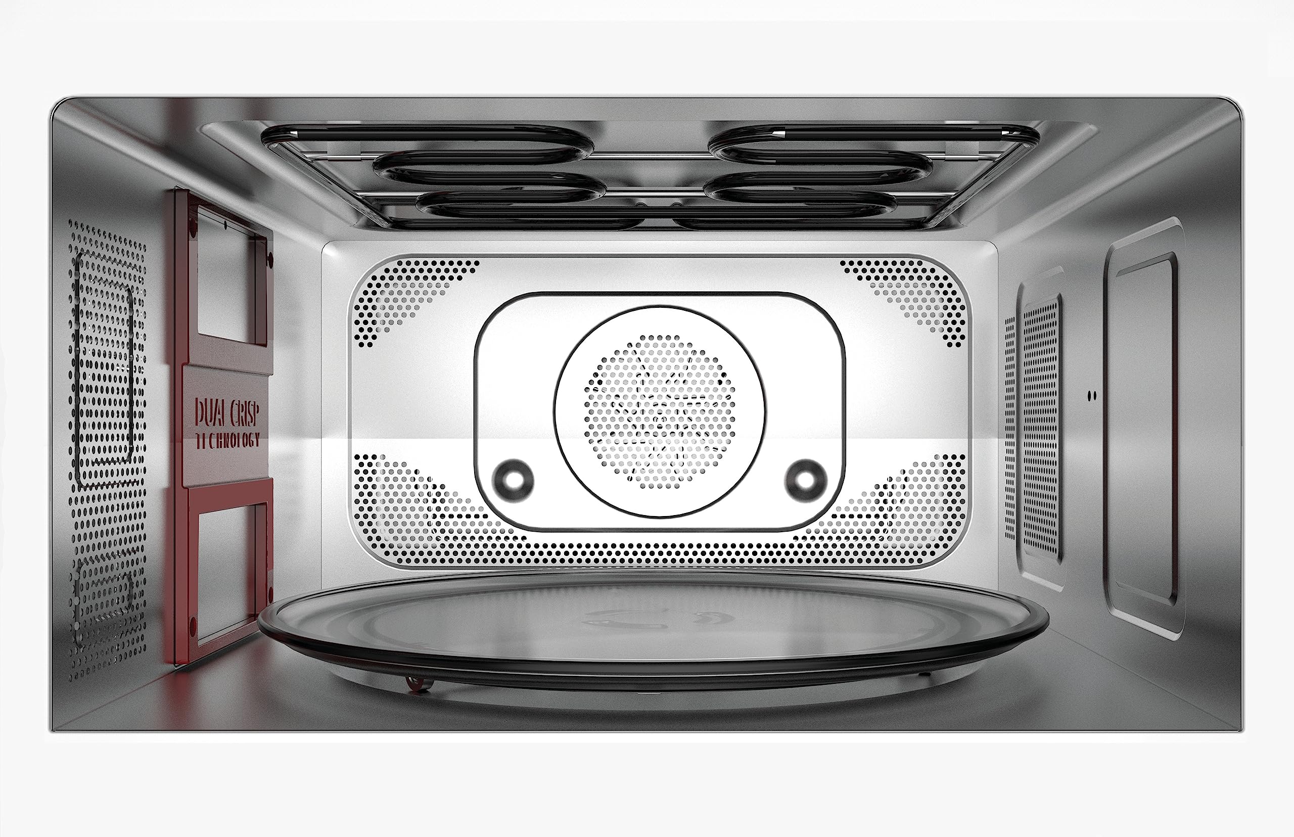 Whirlpool Microonde a libera installazione MWSC 9133 SB Supreme Chef Termoventilato combinato con grill + vapore, 33 litri, Tecnologia 6° senso, piatto girevole