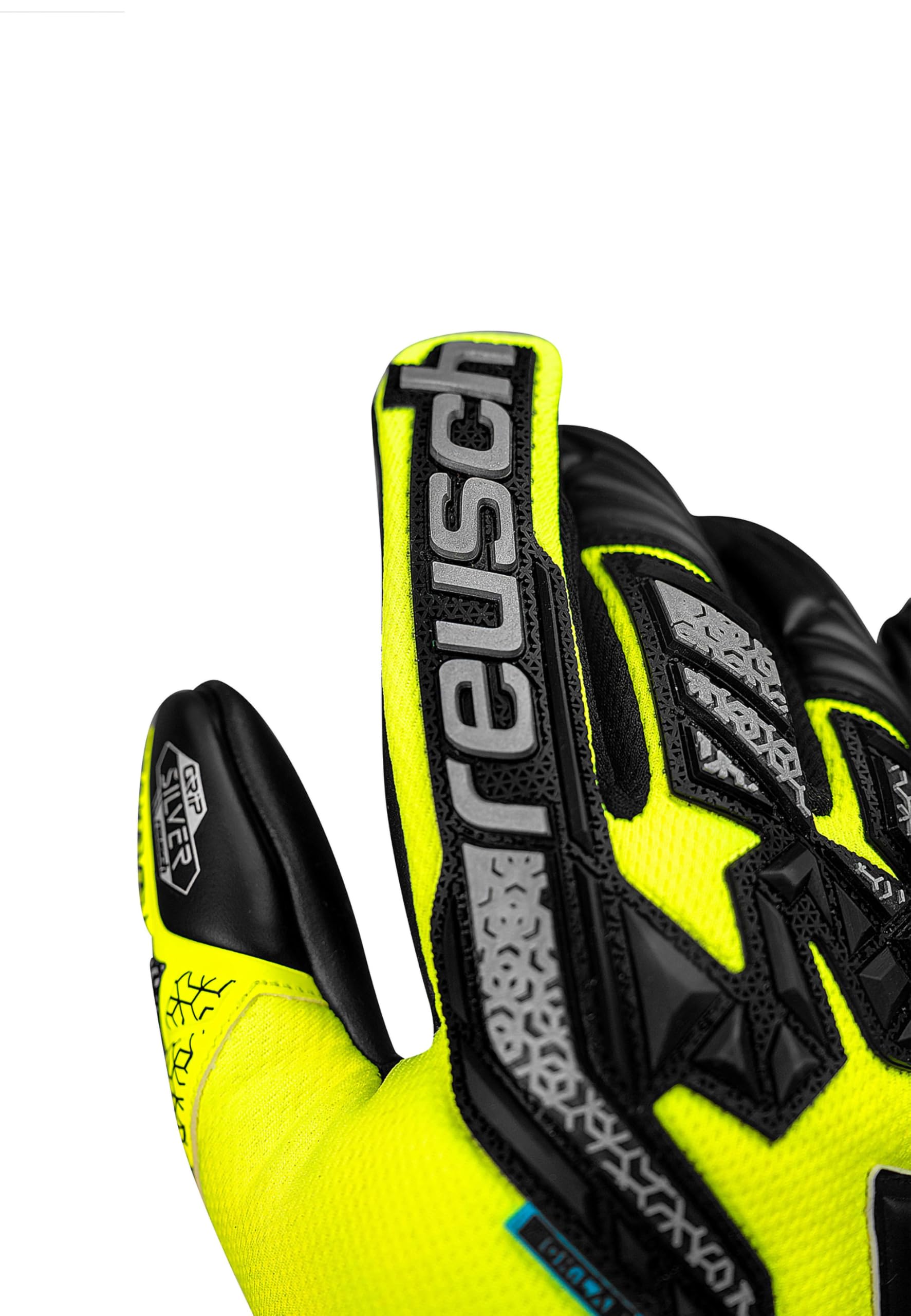 Reusch Attrakt Freegel Silver - Guanti da Portiere Unisex Adulto