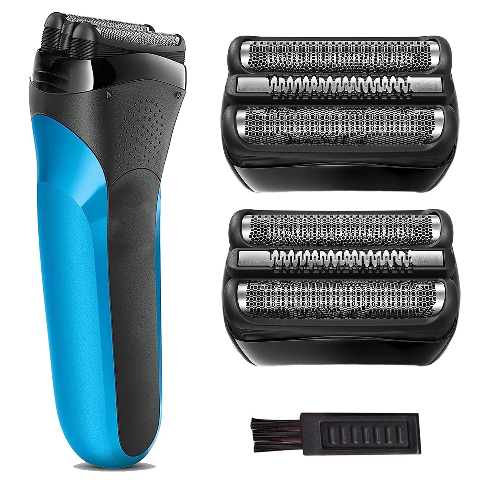 21B Series 3 Replacement Head for Braun Electric Shaver, S3 Wet and Dry Replacement Head Compatible with Braun Series 3 Foil and Cutter 300s, 310s, 3010BT (2 Count)