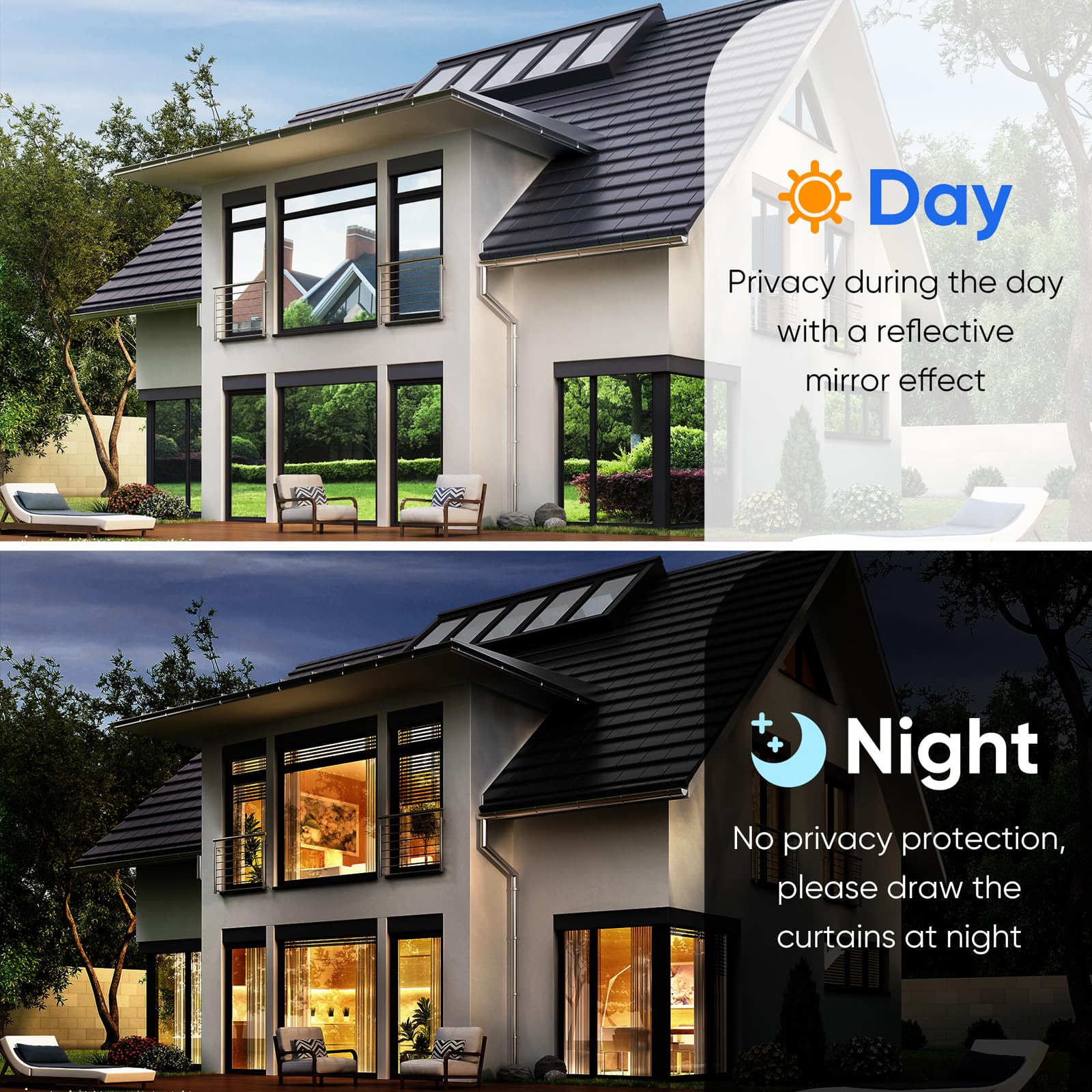 Funfox One Way Mirror Window Film Privacy - Image 3