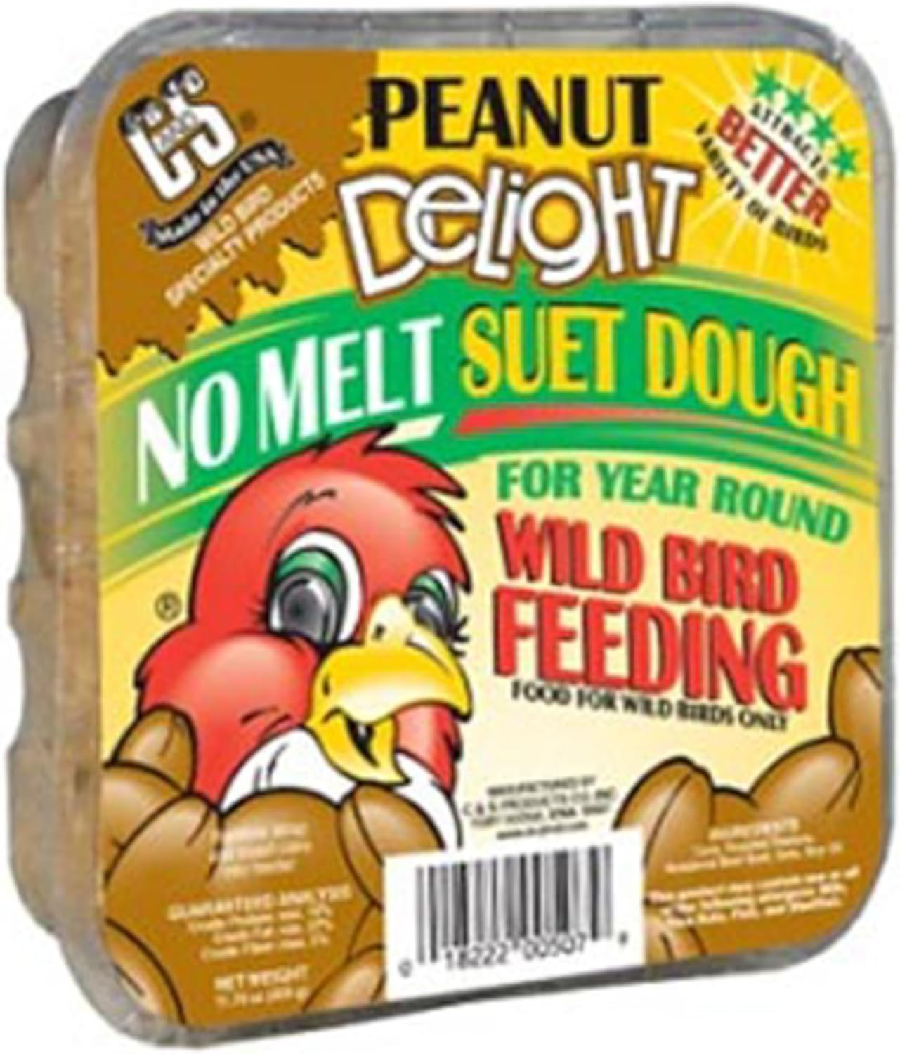 BestNest Suet Sampler Package, 48 Suet Cakes | Variety Pack with 12 Each of 4 Flavors | Individually Wrapped, 11–12 oz | High-Energy Bird Food for Woodpeckers, Bluebirds, Chickadees & More