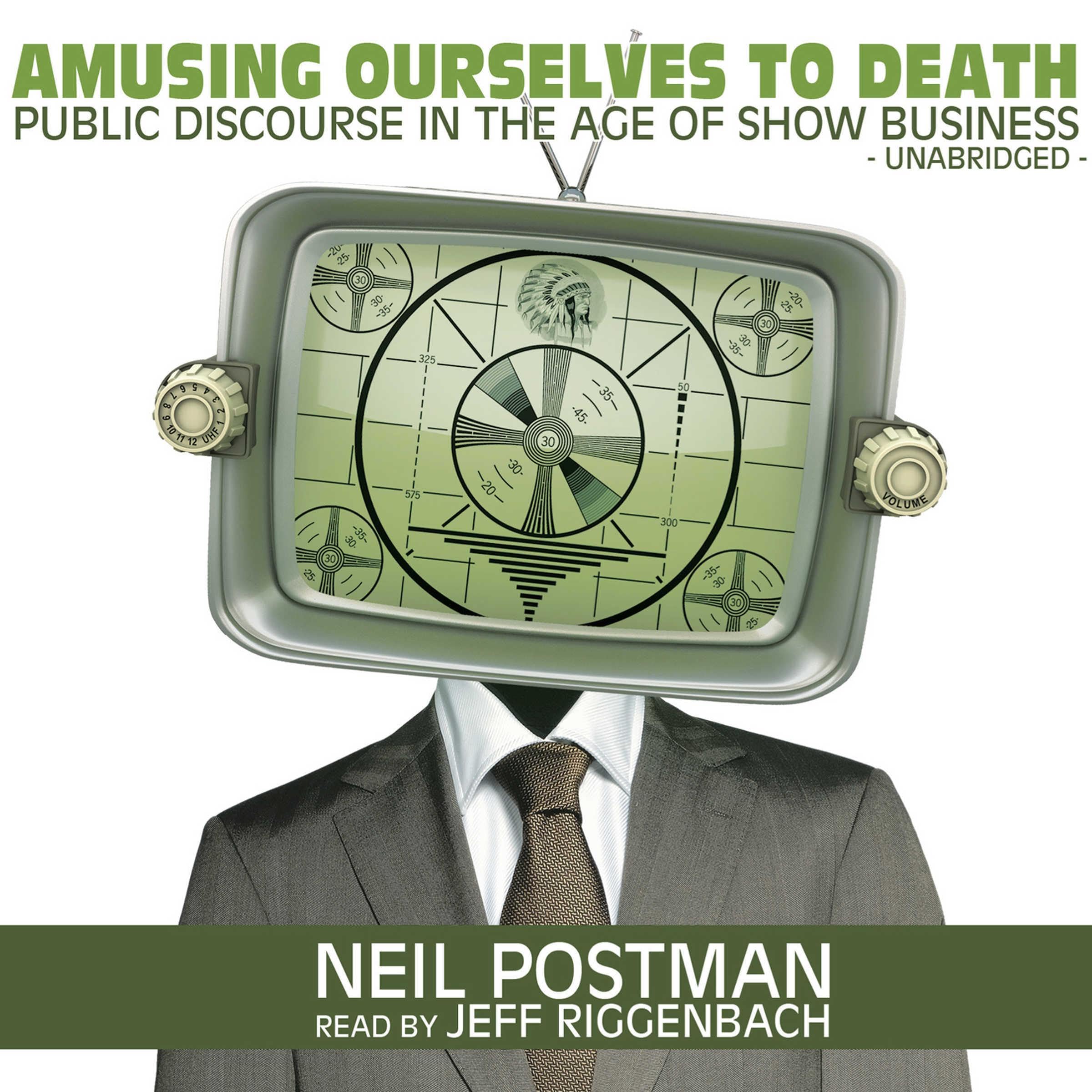 Cover art for Amusing Ourselves to Death