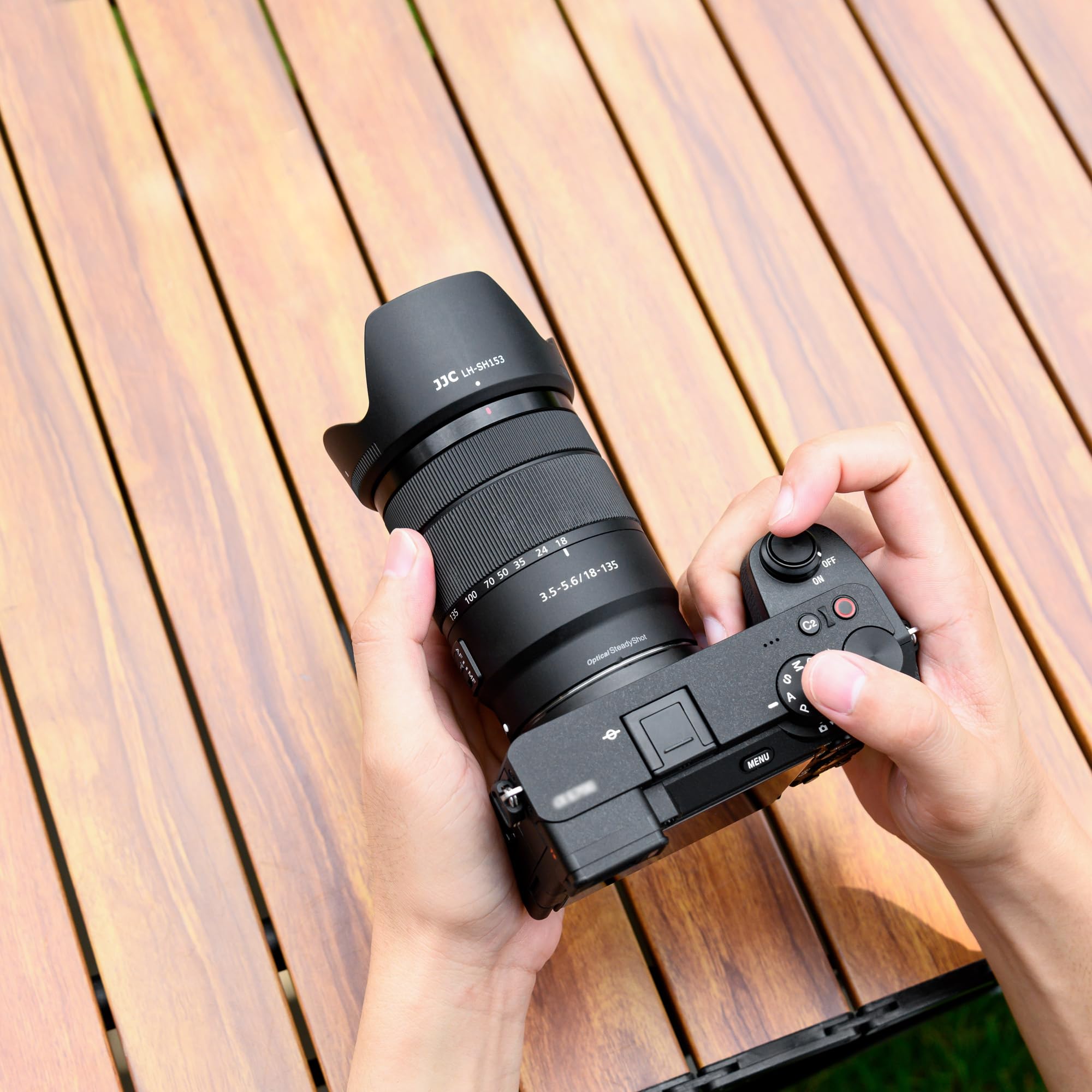 Amazon.com : JJC ALC-SH153 Bayonet Reversible Lens Hood for Sony E